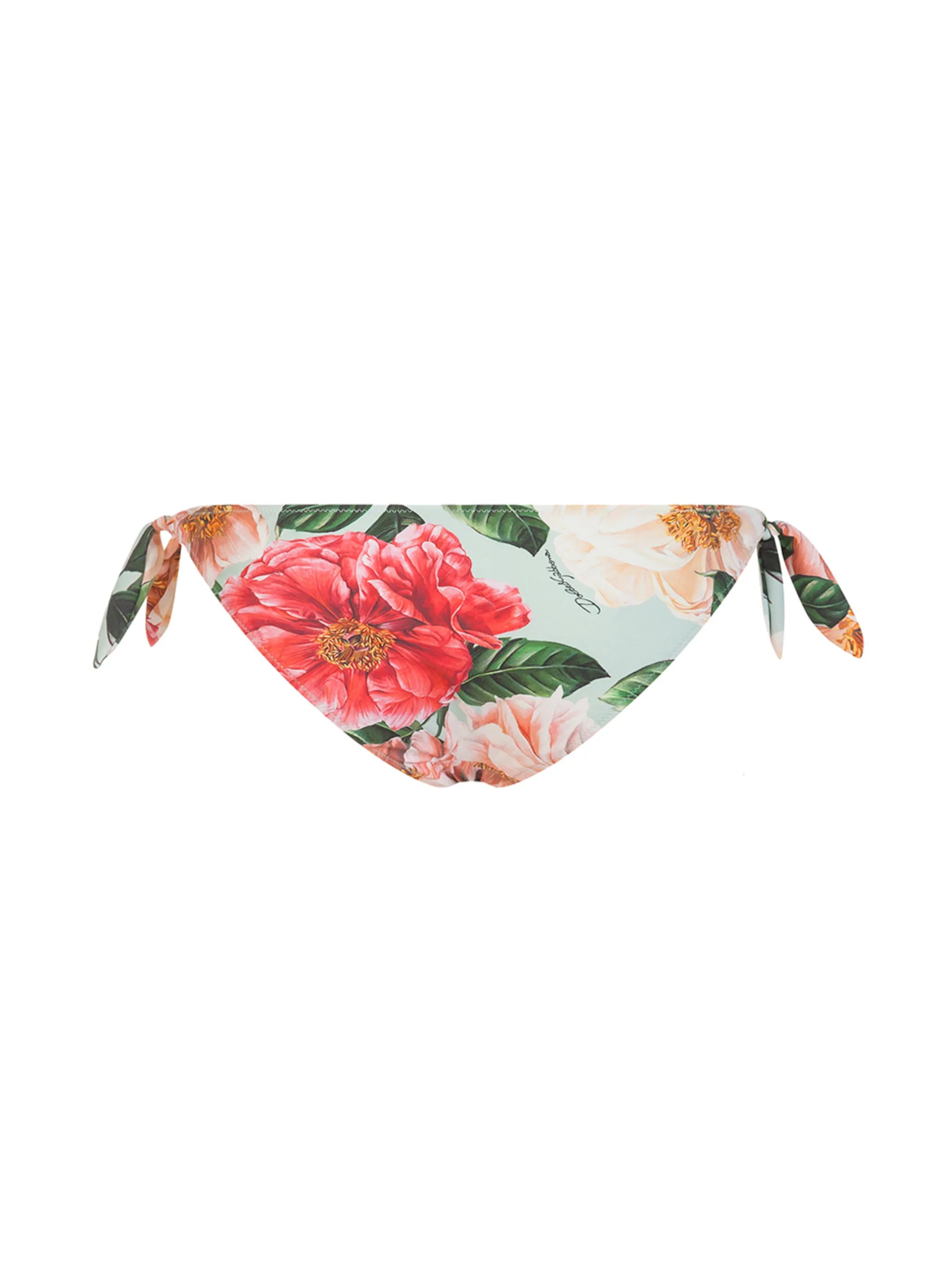 Camellia floral-print bikini briefs