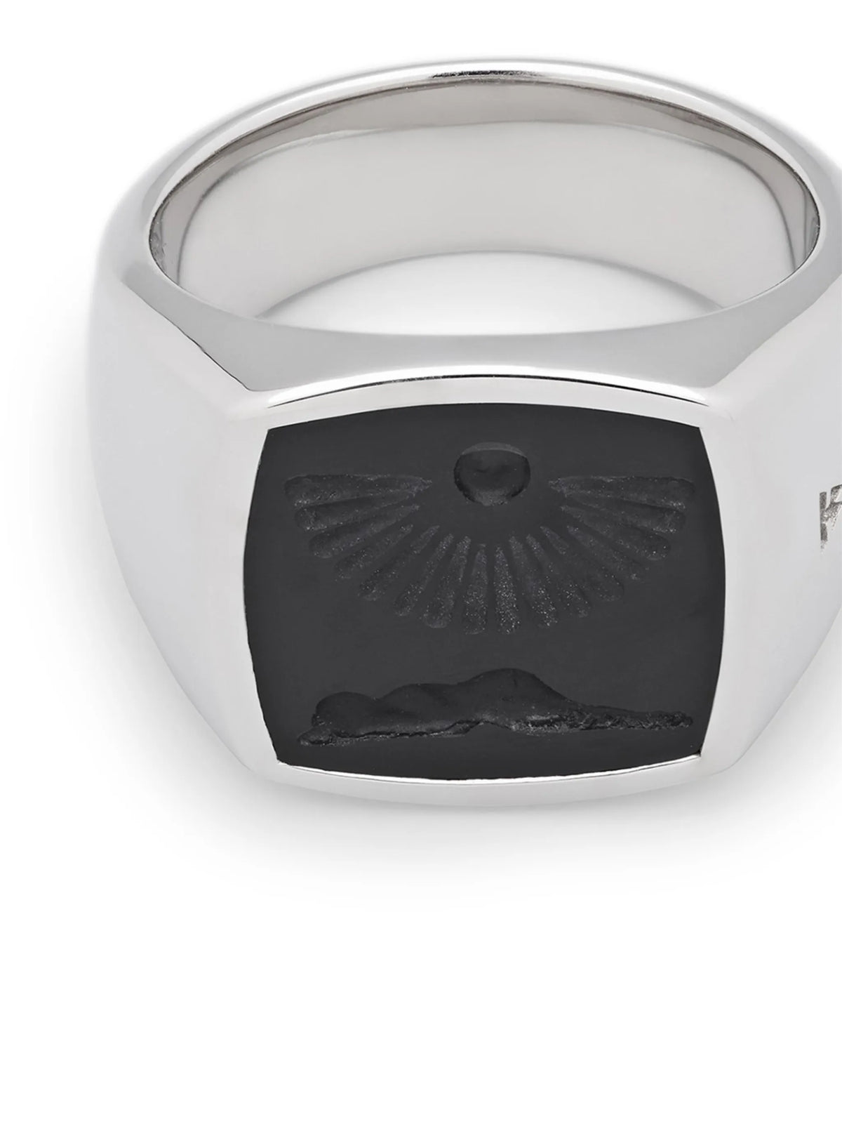 Clytia onyx-embellished ring