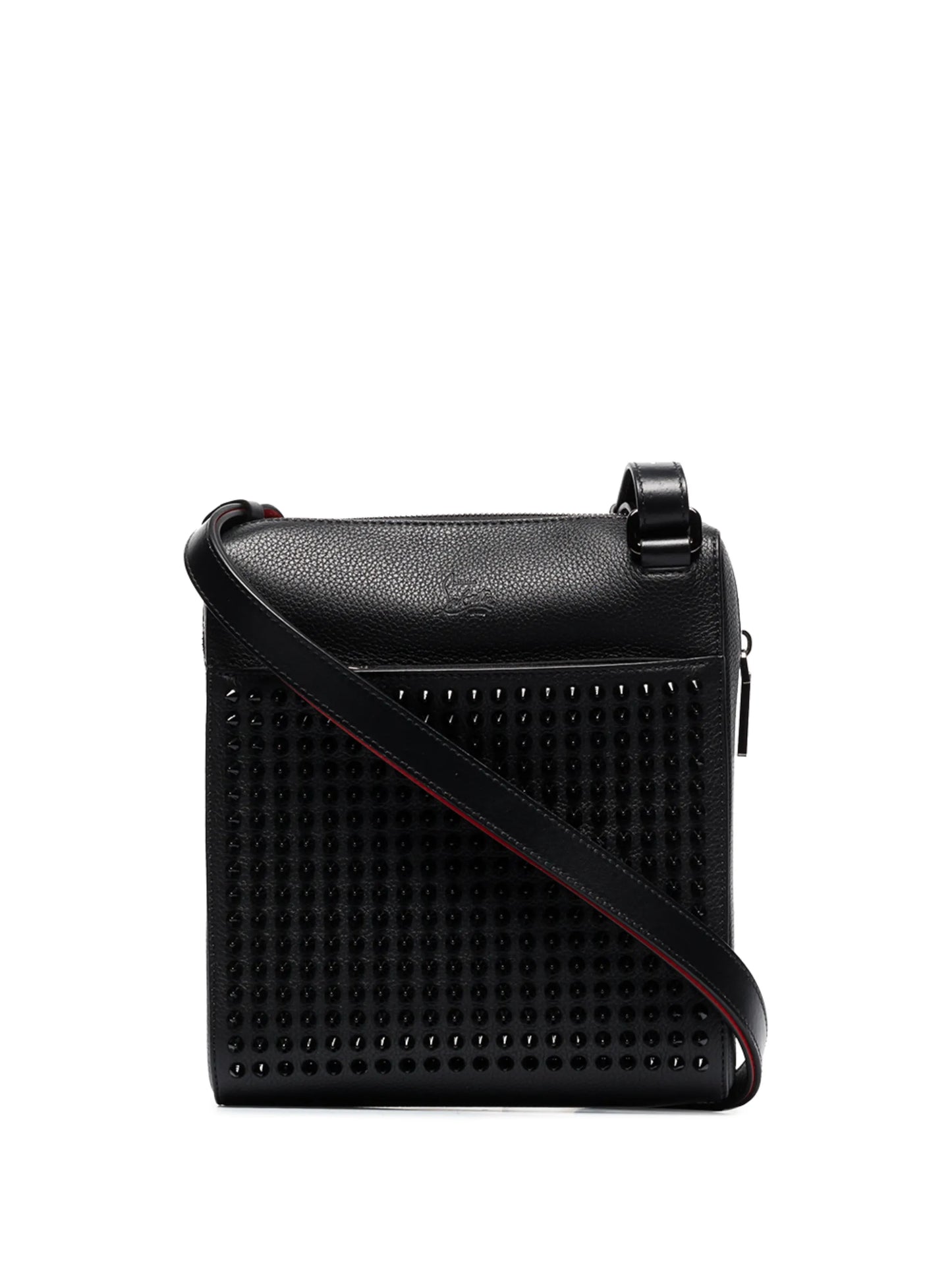 studded front messenger bag