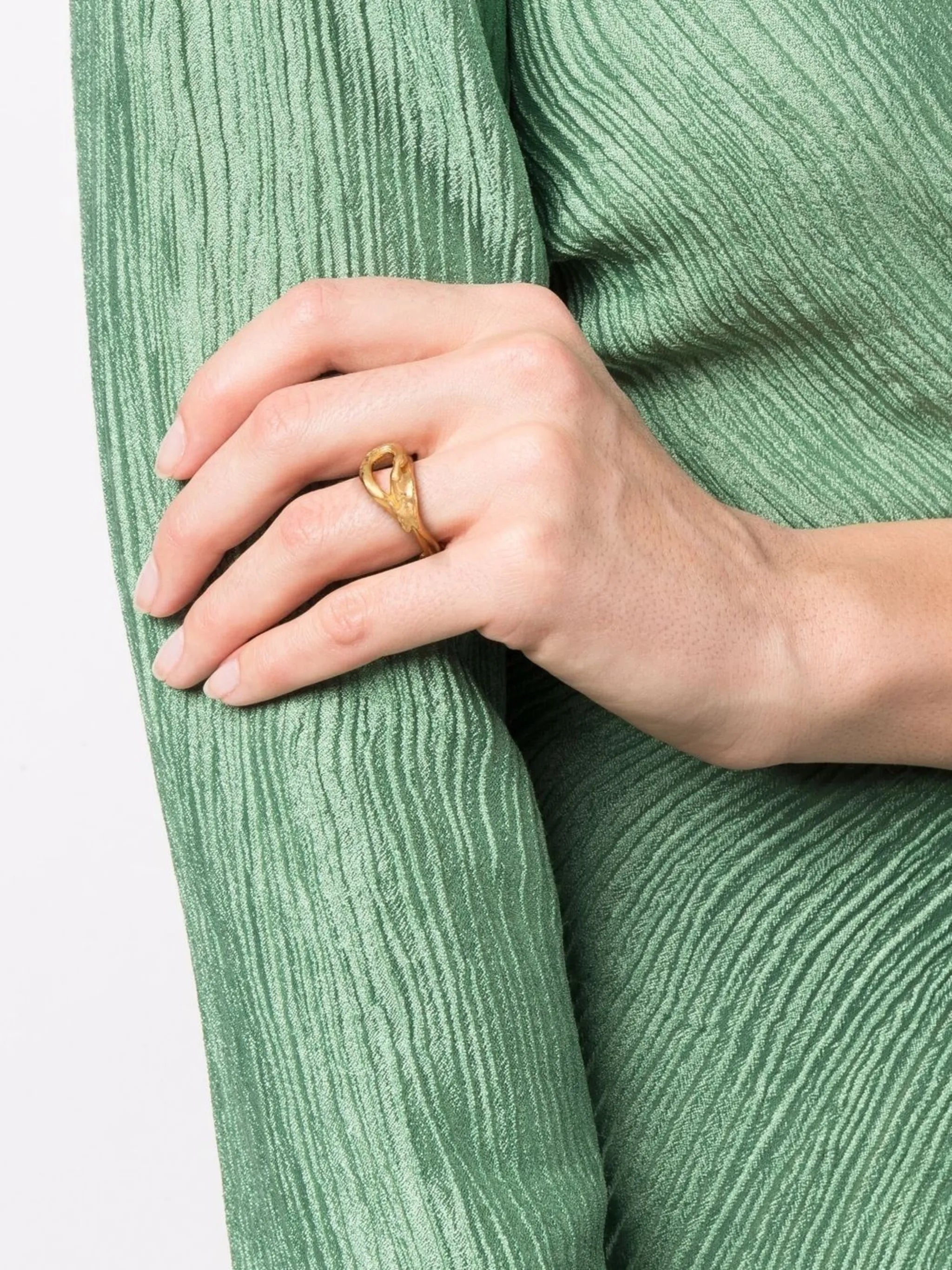 Ancient Forest textured ring