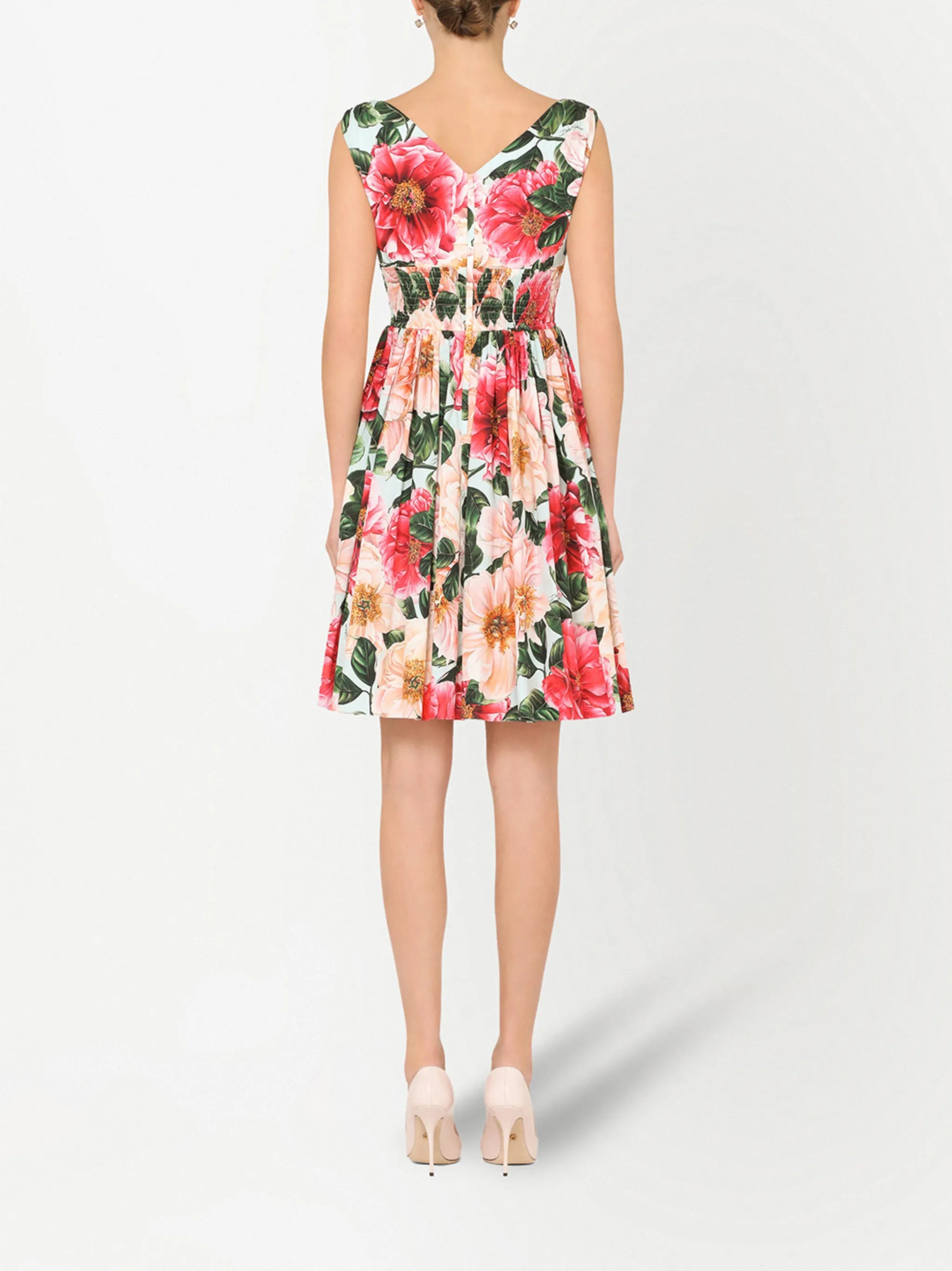 floral-print dress