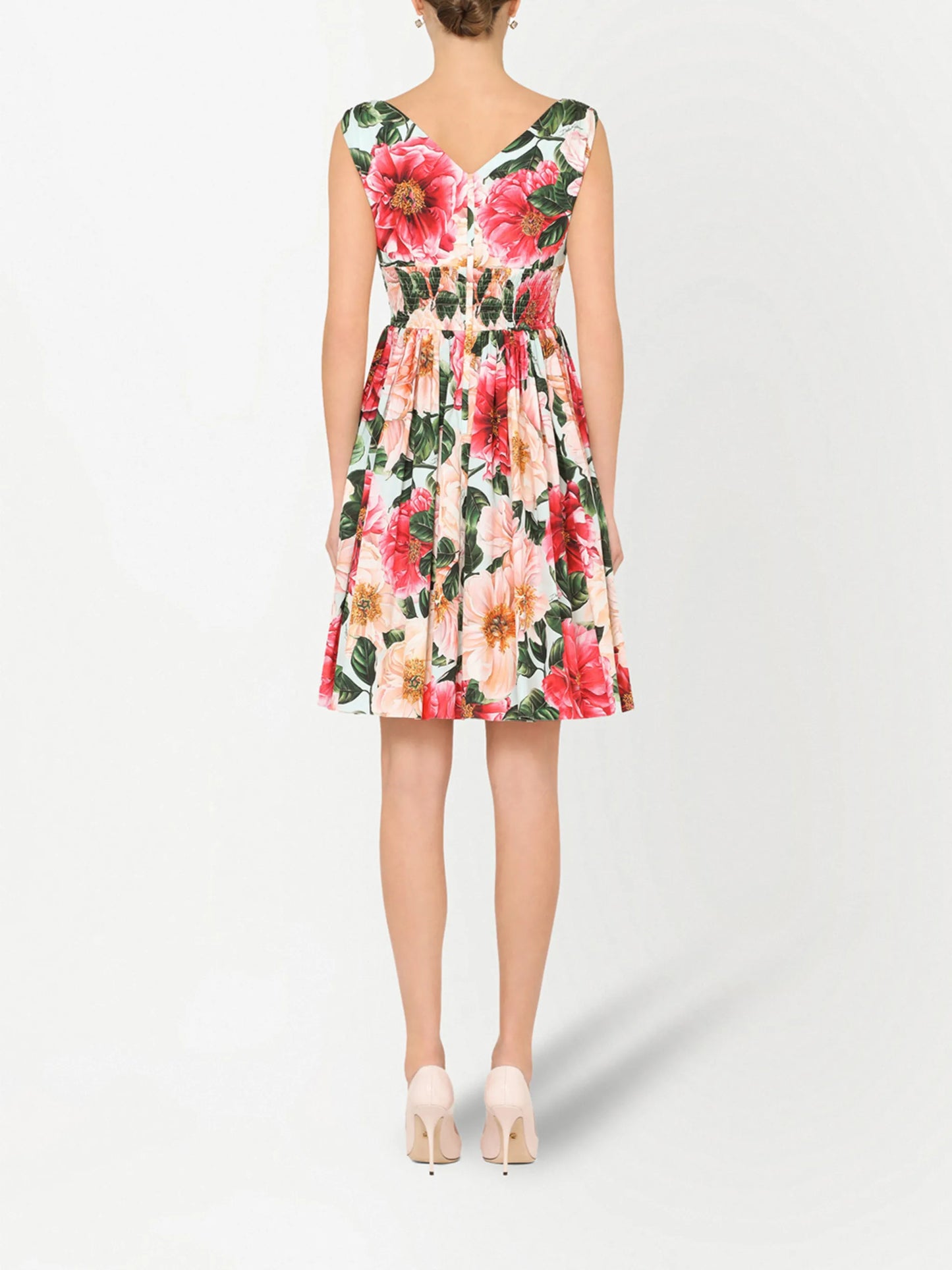 floral-print dress
