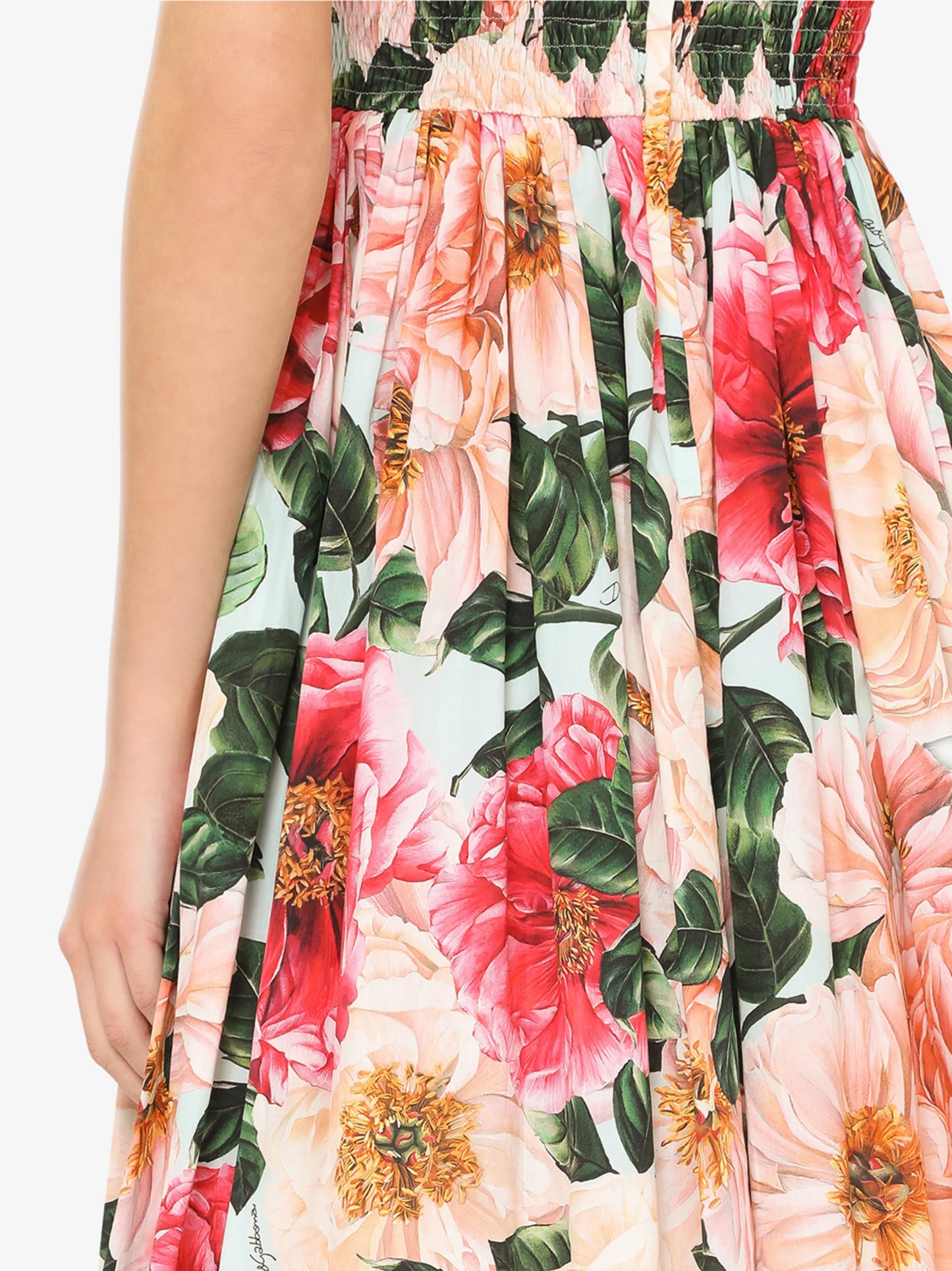floral-print dress
