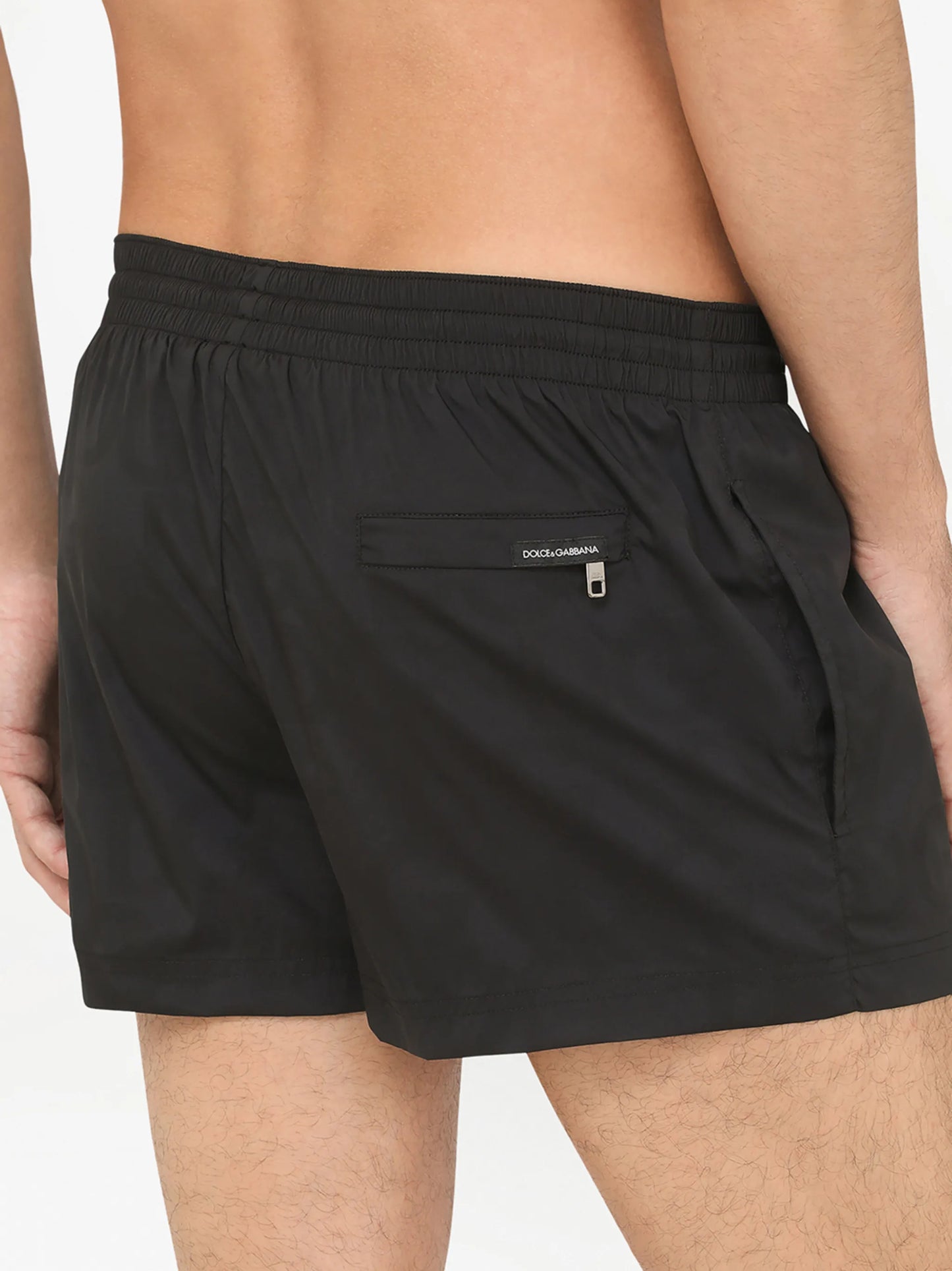 drawstring swim shorts