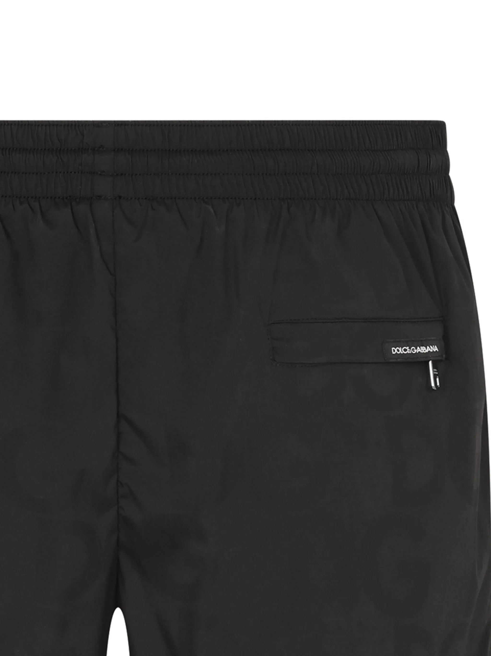 drawstring swim shorts
