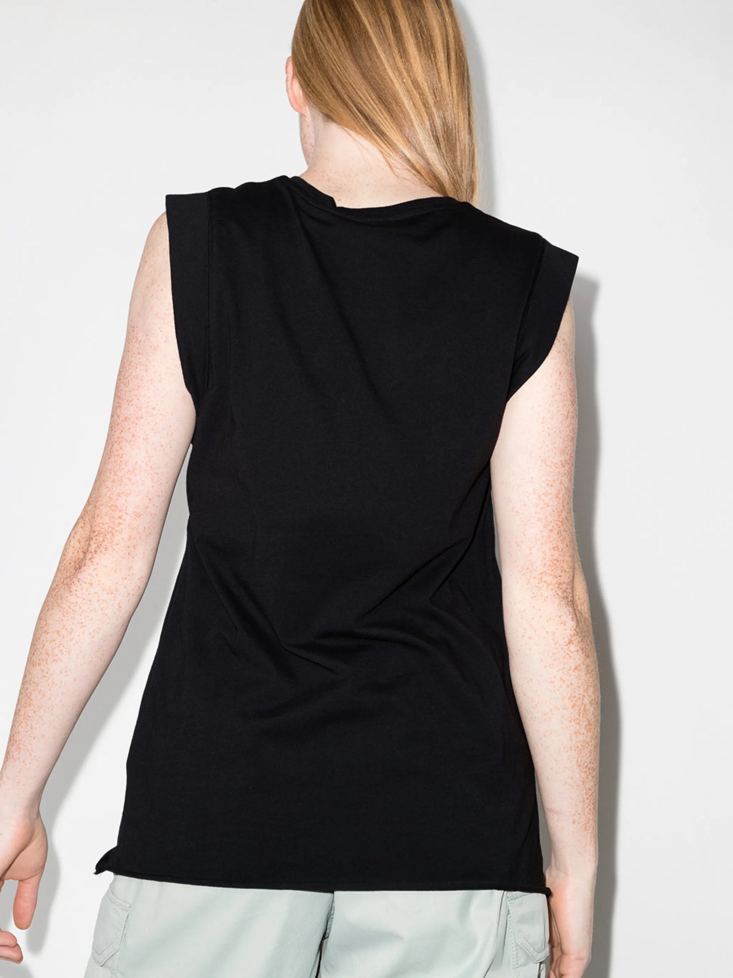 logo-print tank top