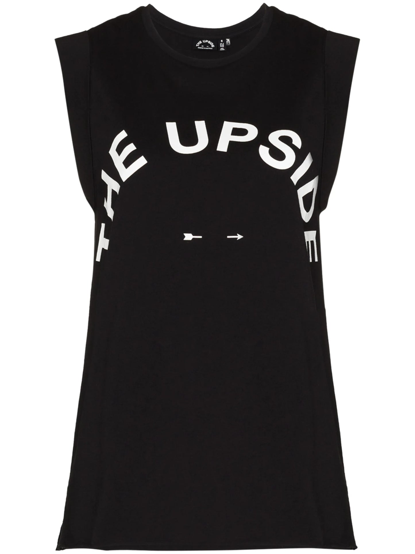 logo-print tank top