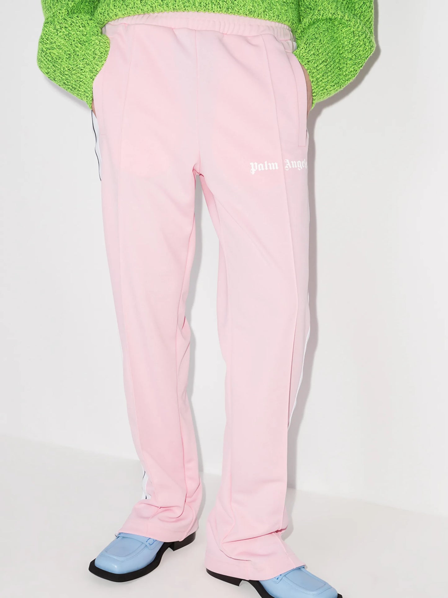 side-stripe logo track pants