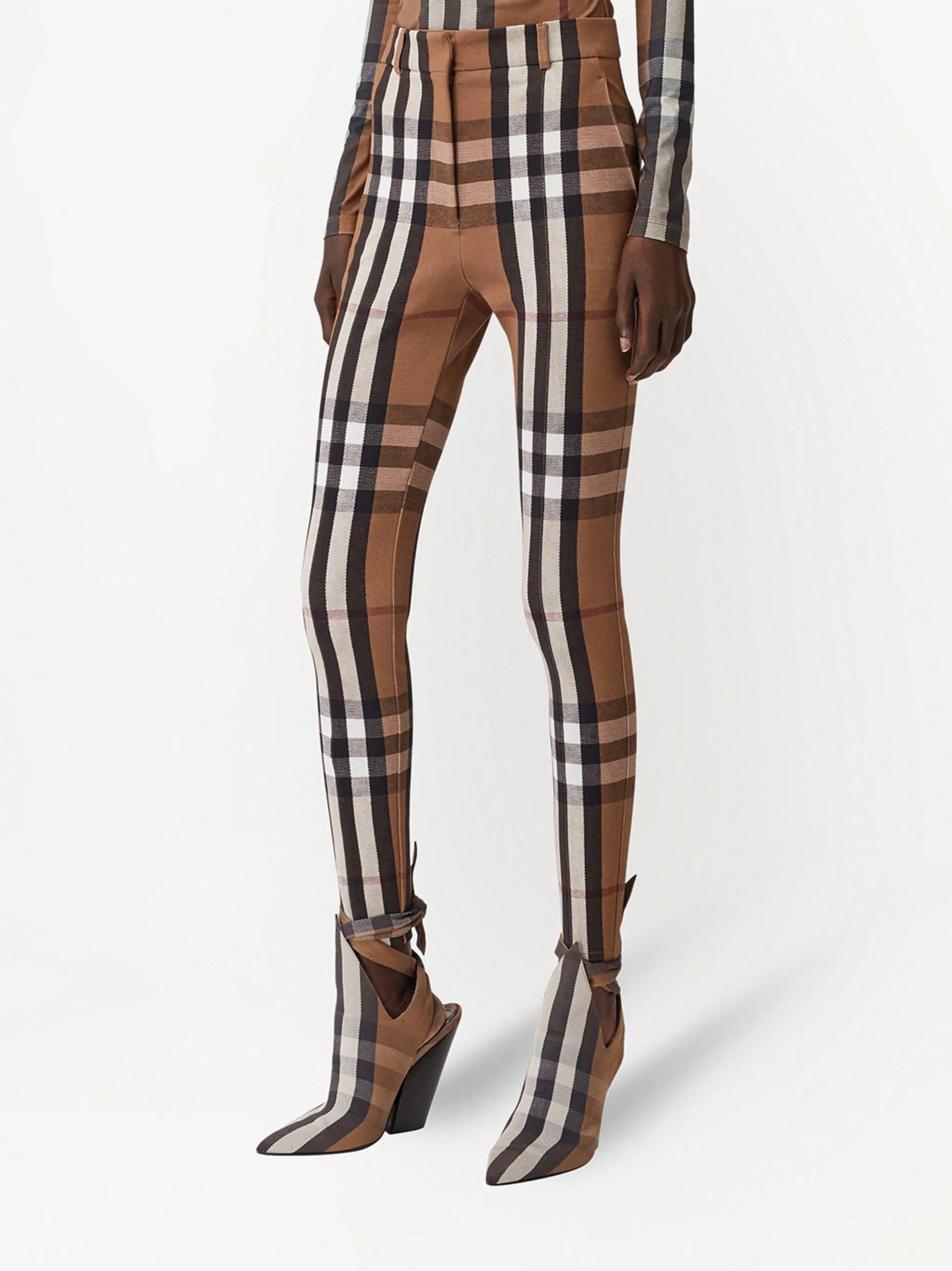 Vintage Check Jodhpur trousers
