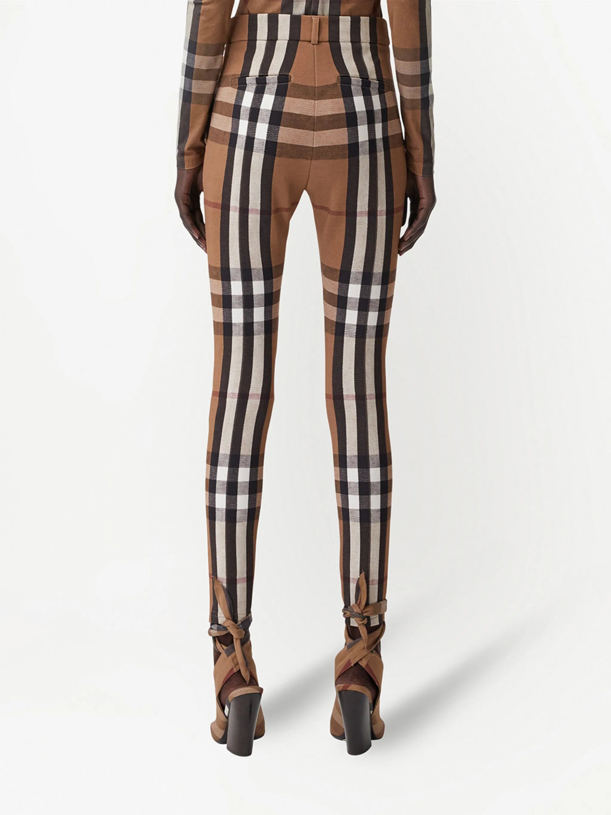Vintage Check Jodhpur trousers