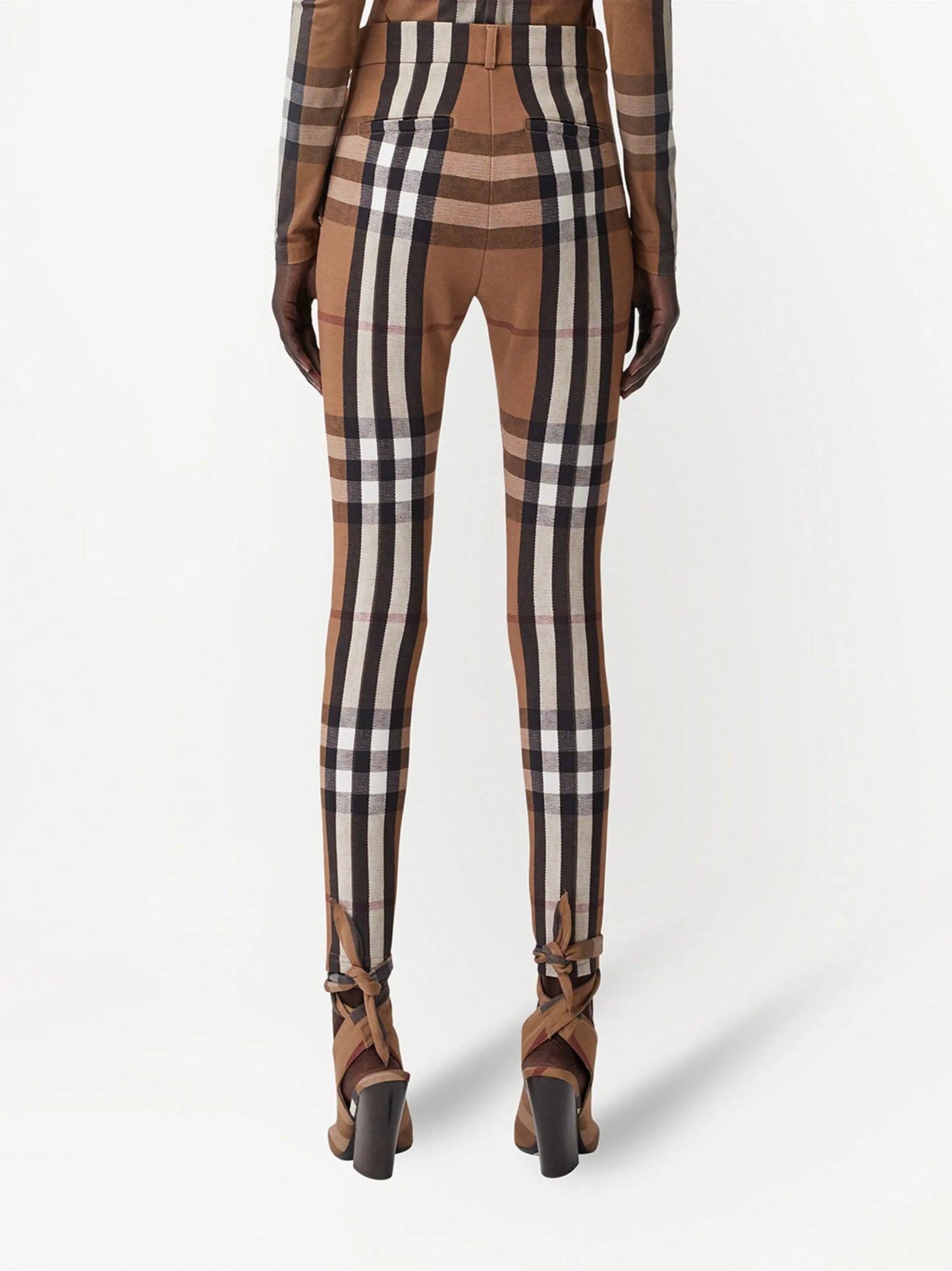 Vintage Check Jodhpur trousers