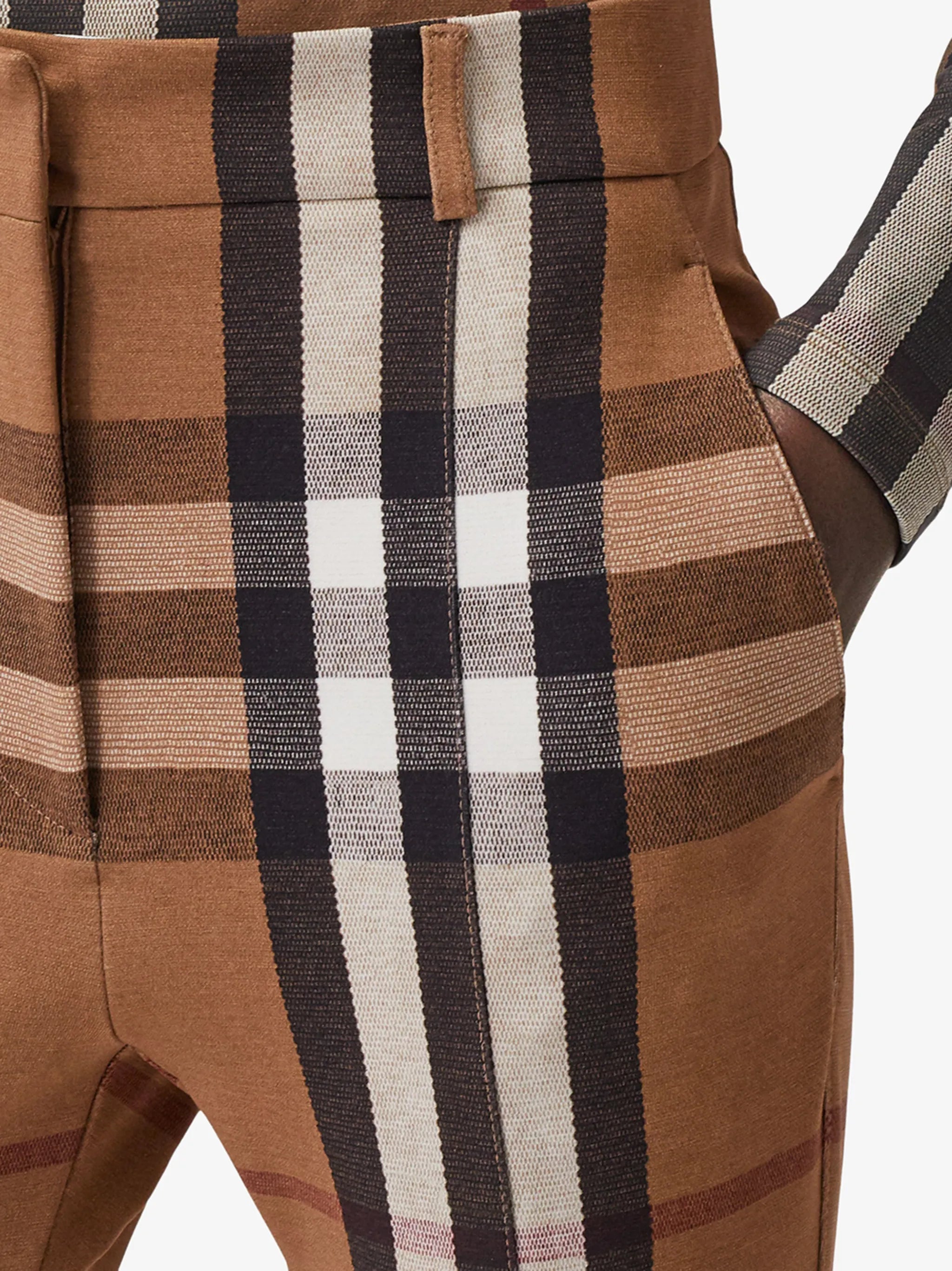 Vintage Check Jodhpur trousers