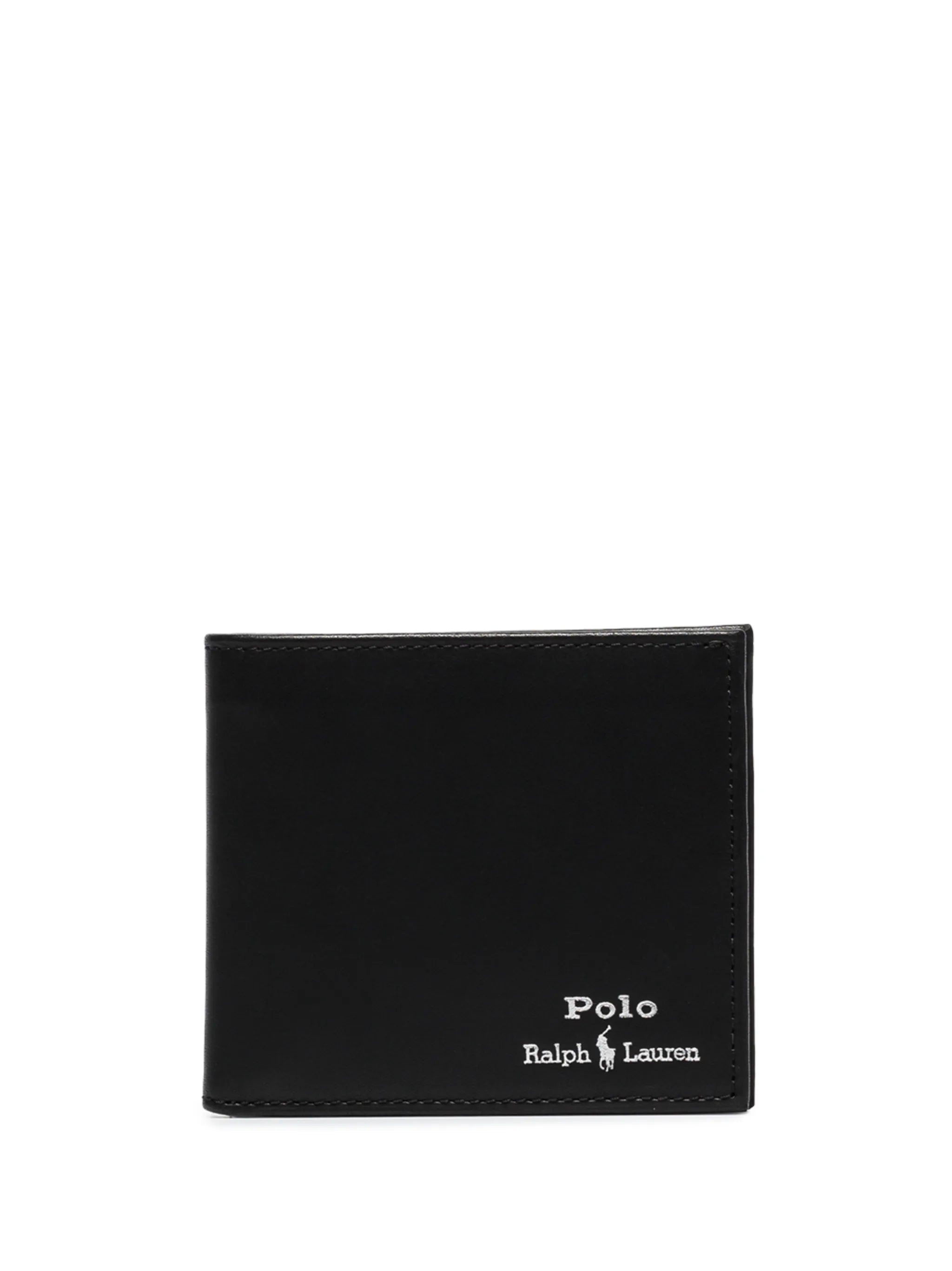 logo-embroidered bifold wallet