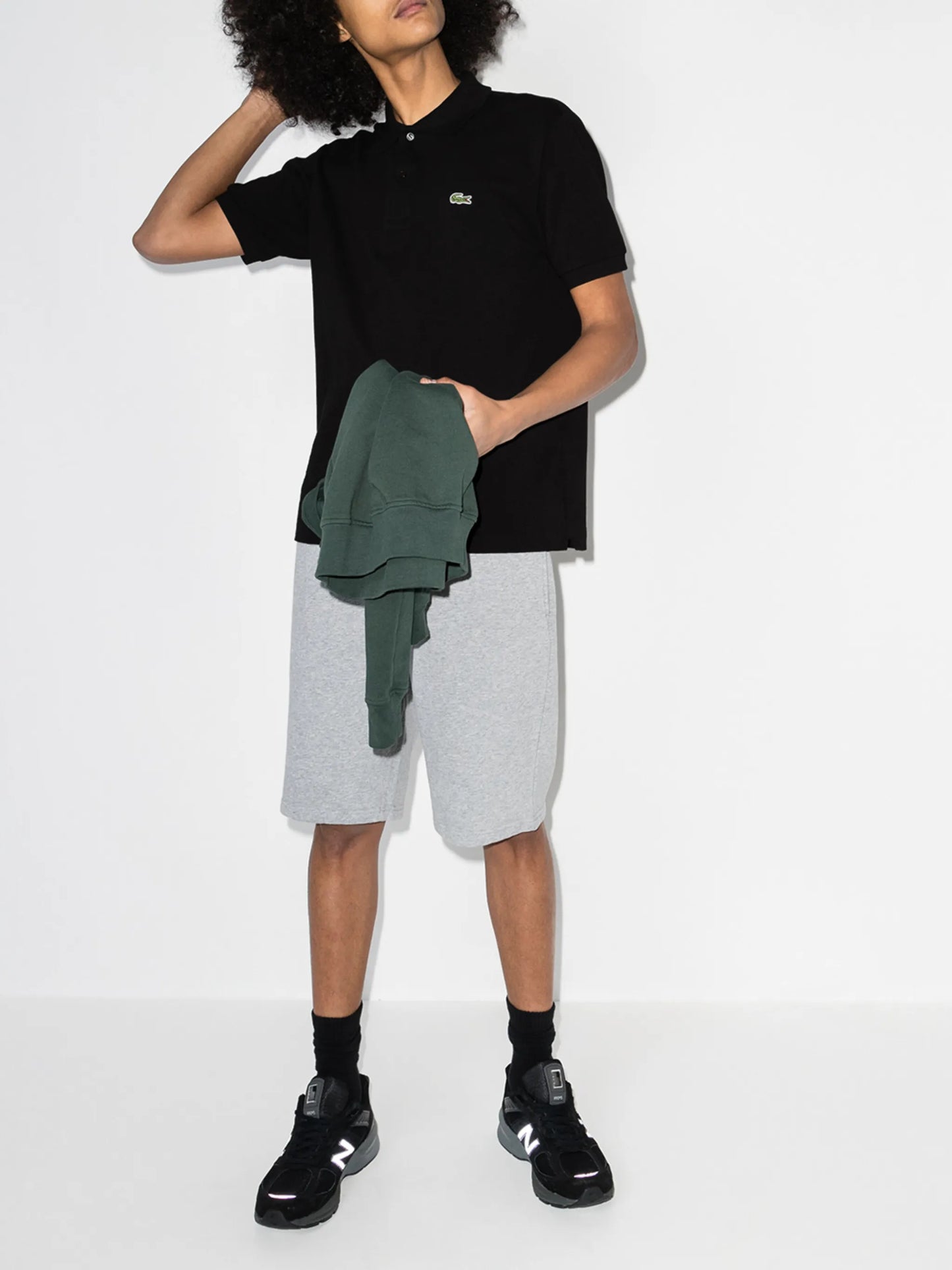 logo-patch short-sleeve polo shirt