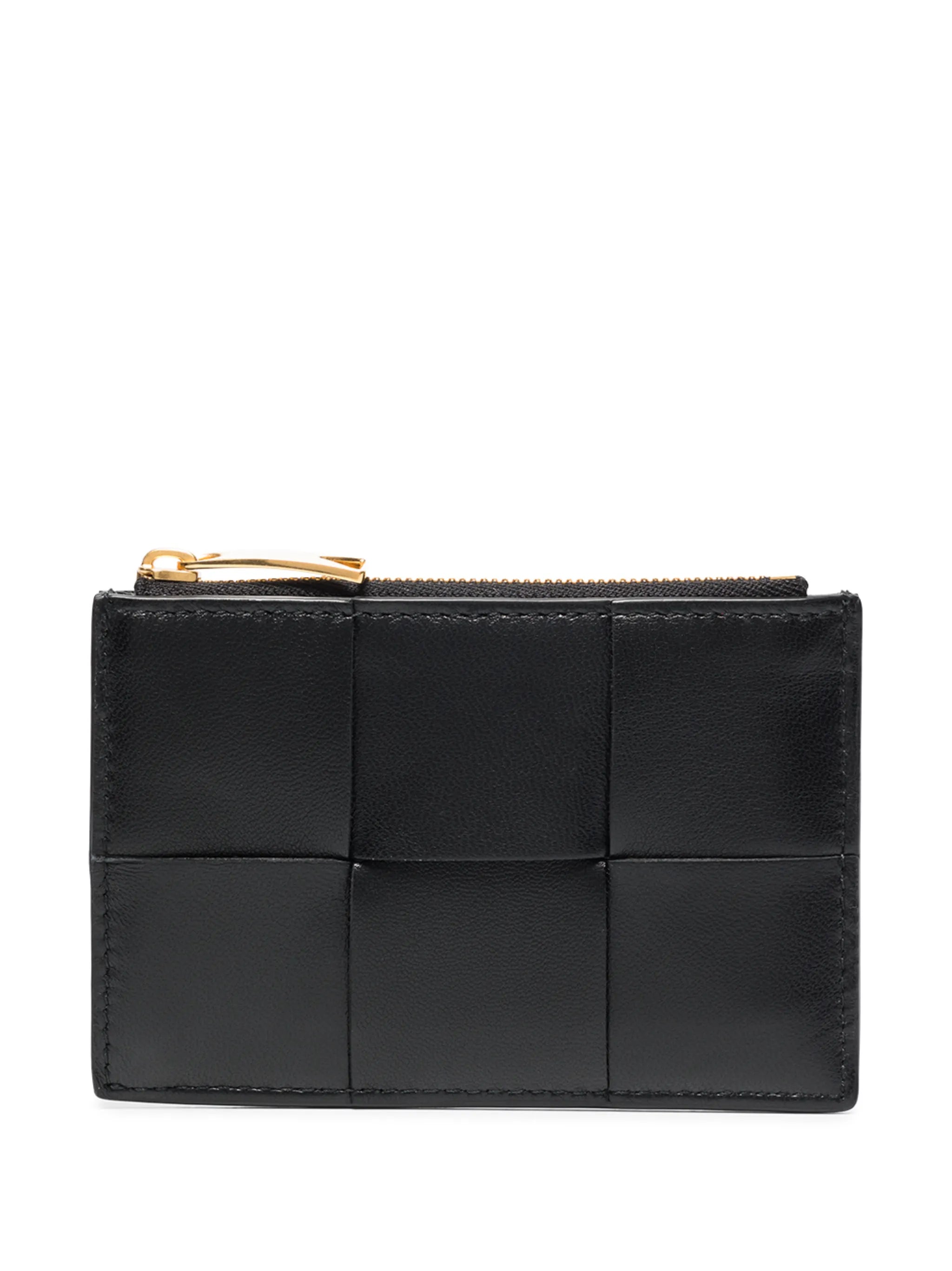 Maxi Intrecciato compact wallet