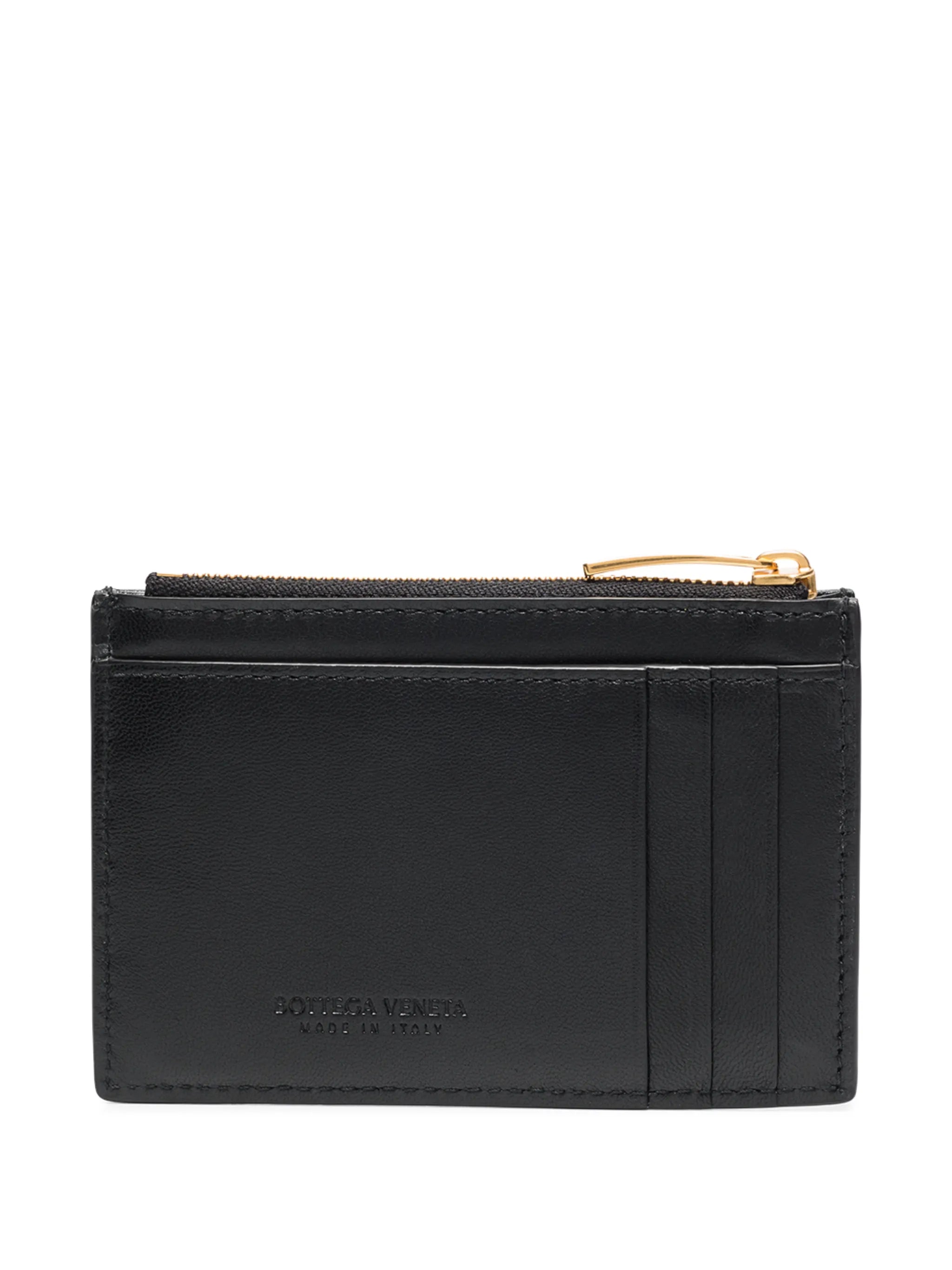 Maxi Intrecciato compact wallet
