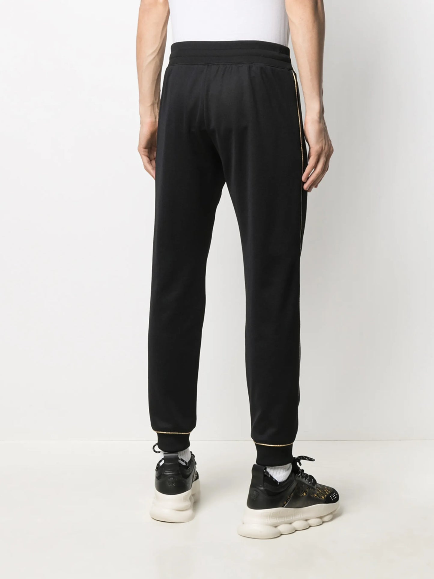 logo plaque track pants
