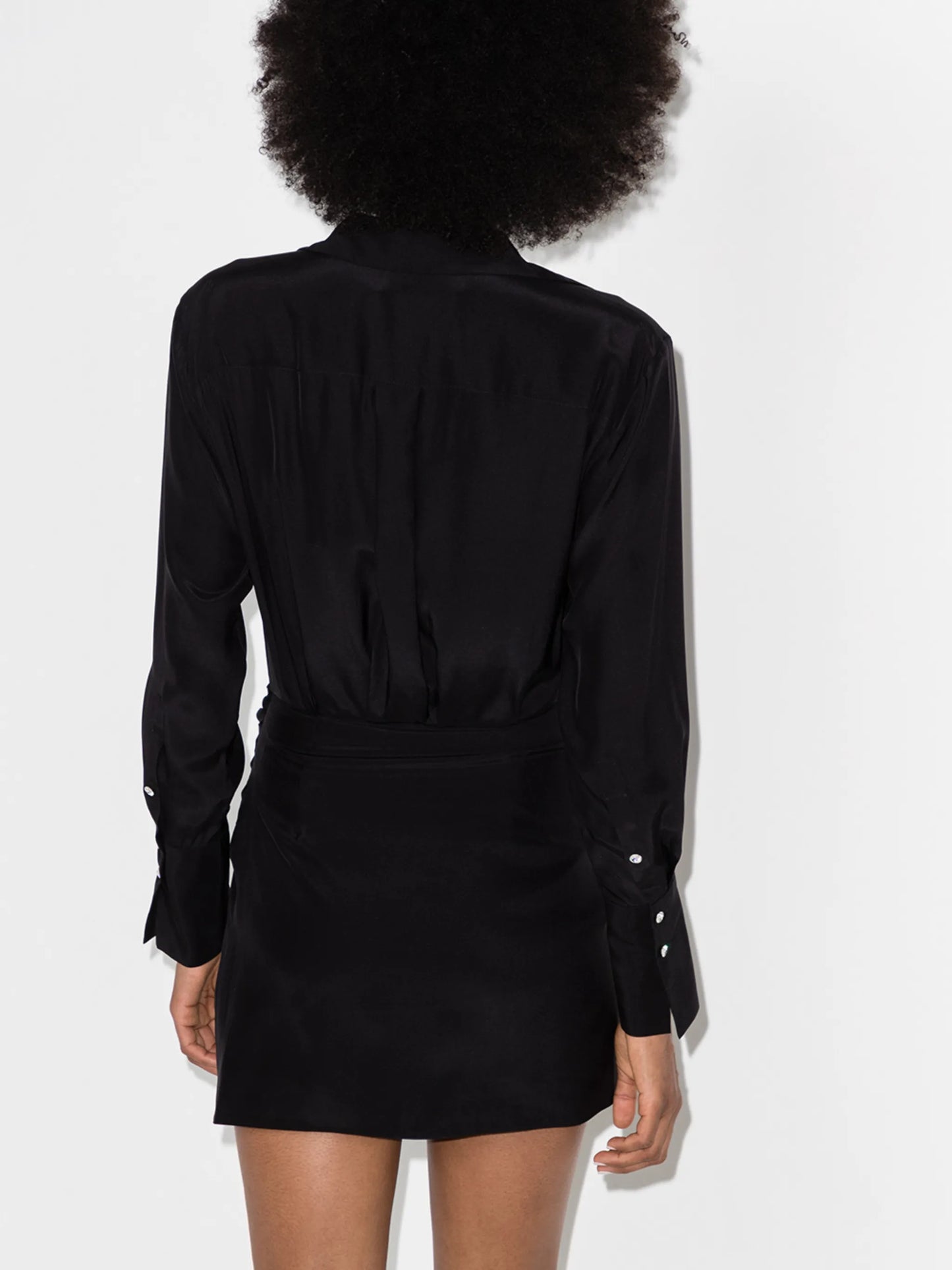 Naha V-neck minidress