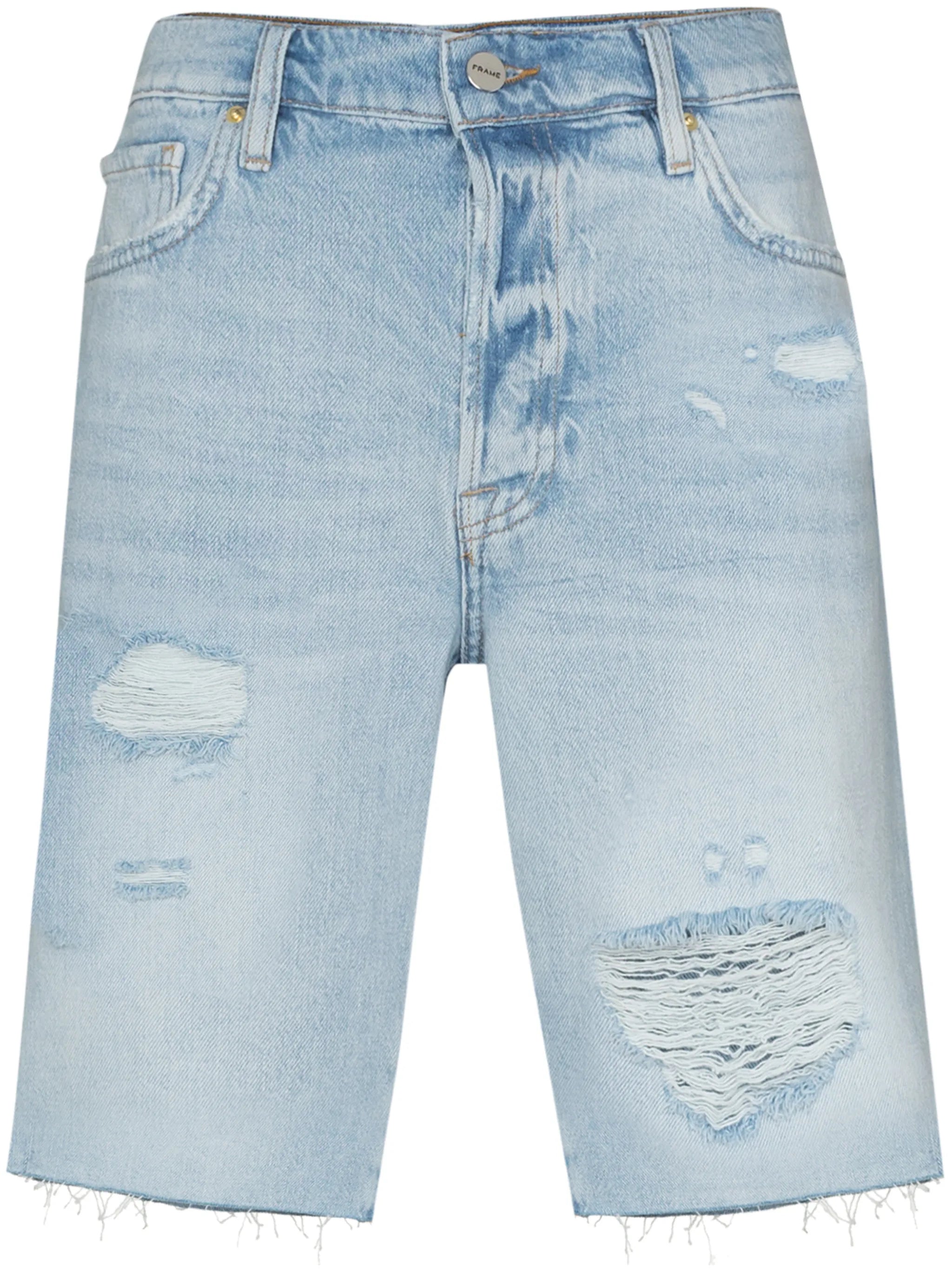 Le Slouch distressed Bermuda shorts