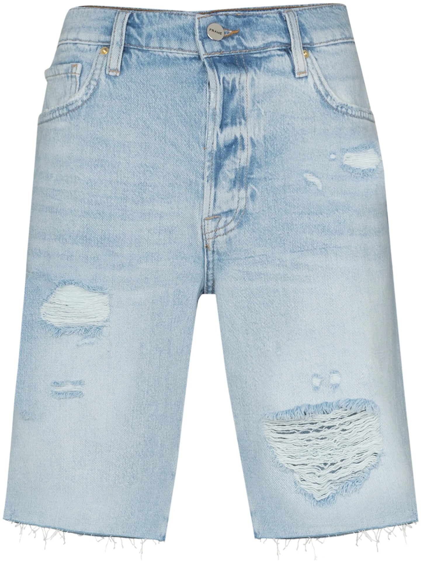 Le Slouch distressed Bermuda shorts