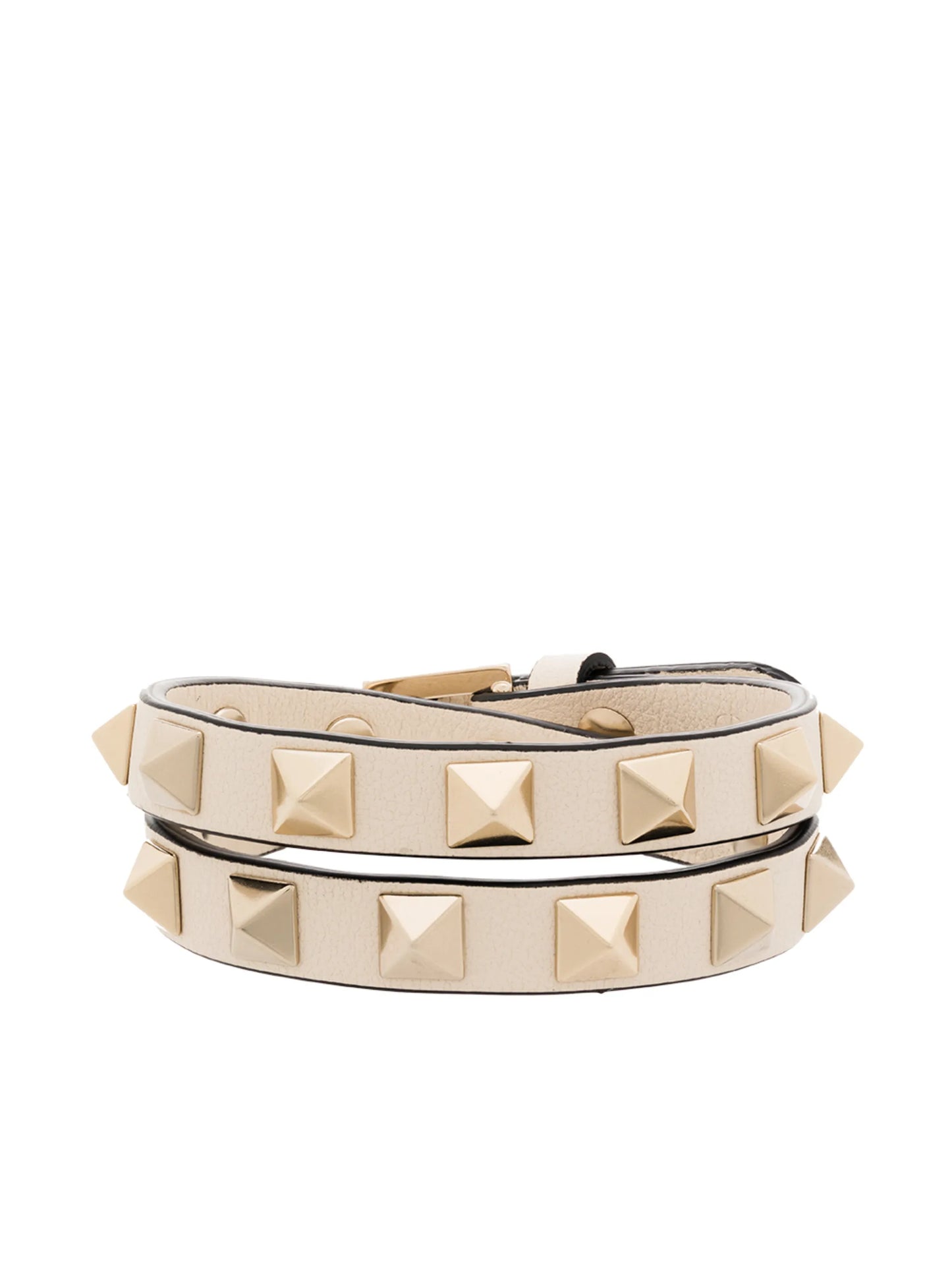 Rockstud double-strap bracelet