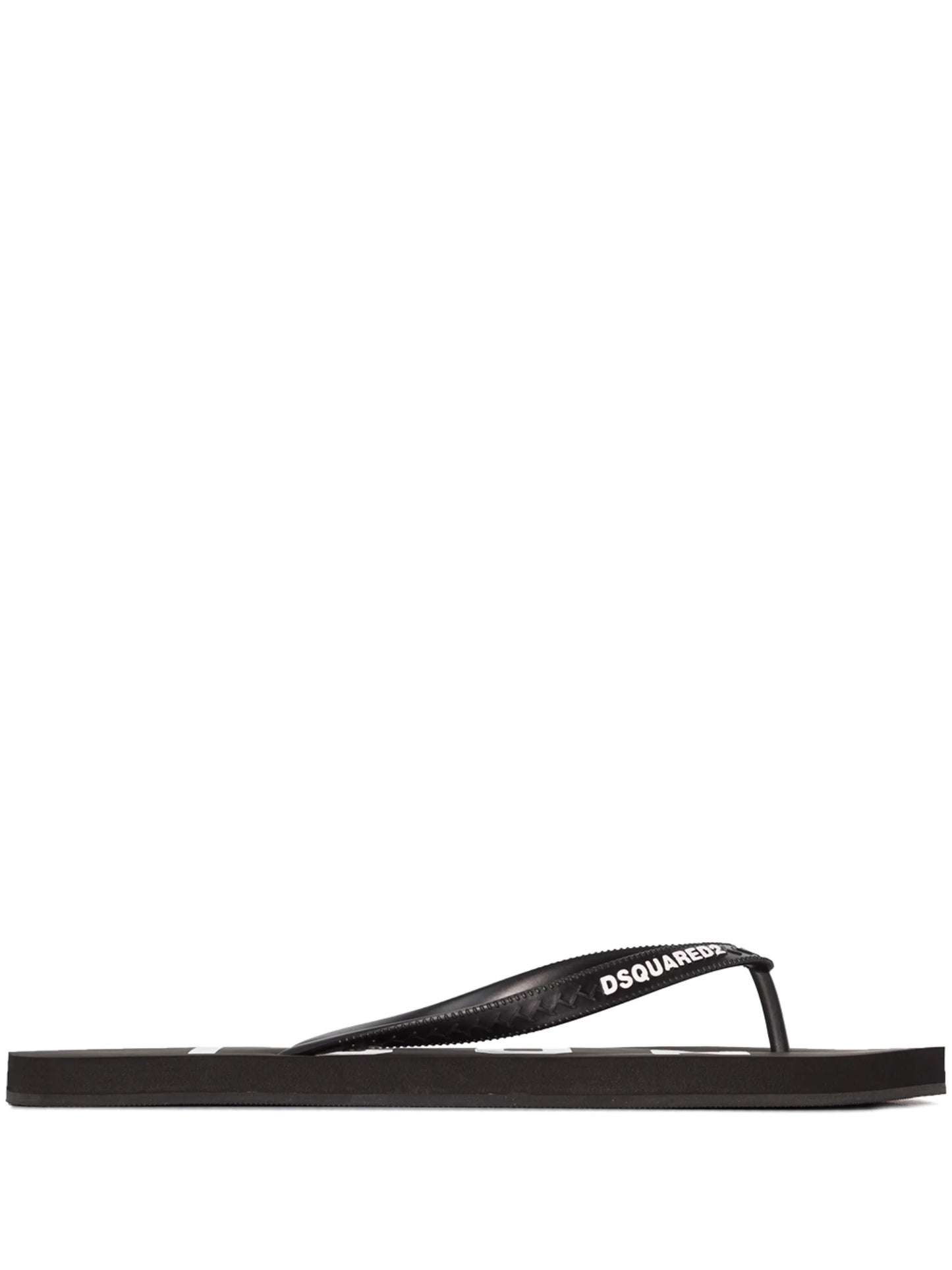 Icon print flip flops