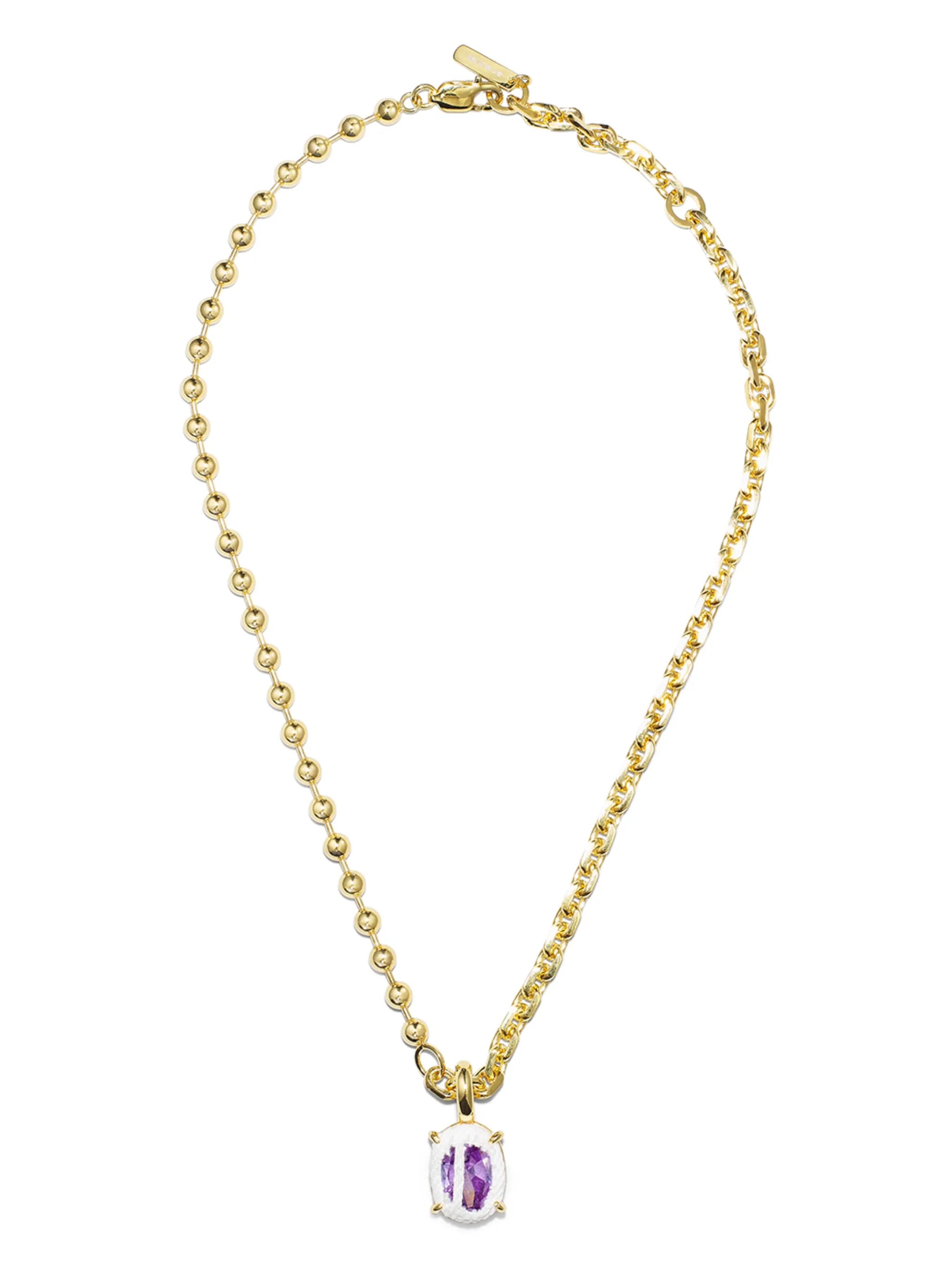 sterling silver cubic zirconia necklace
