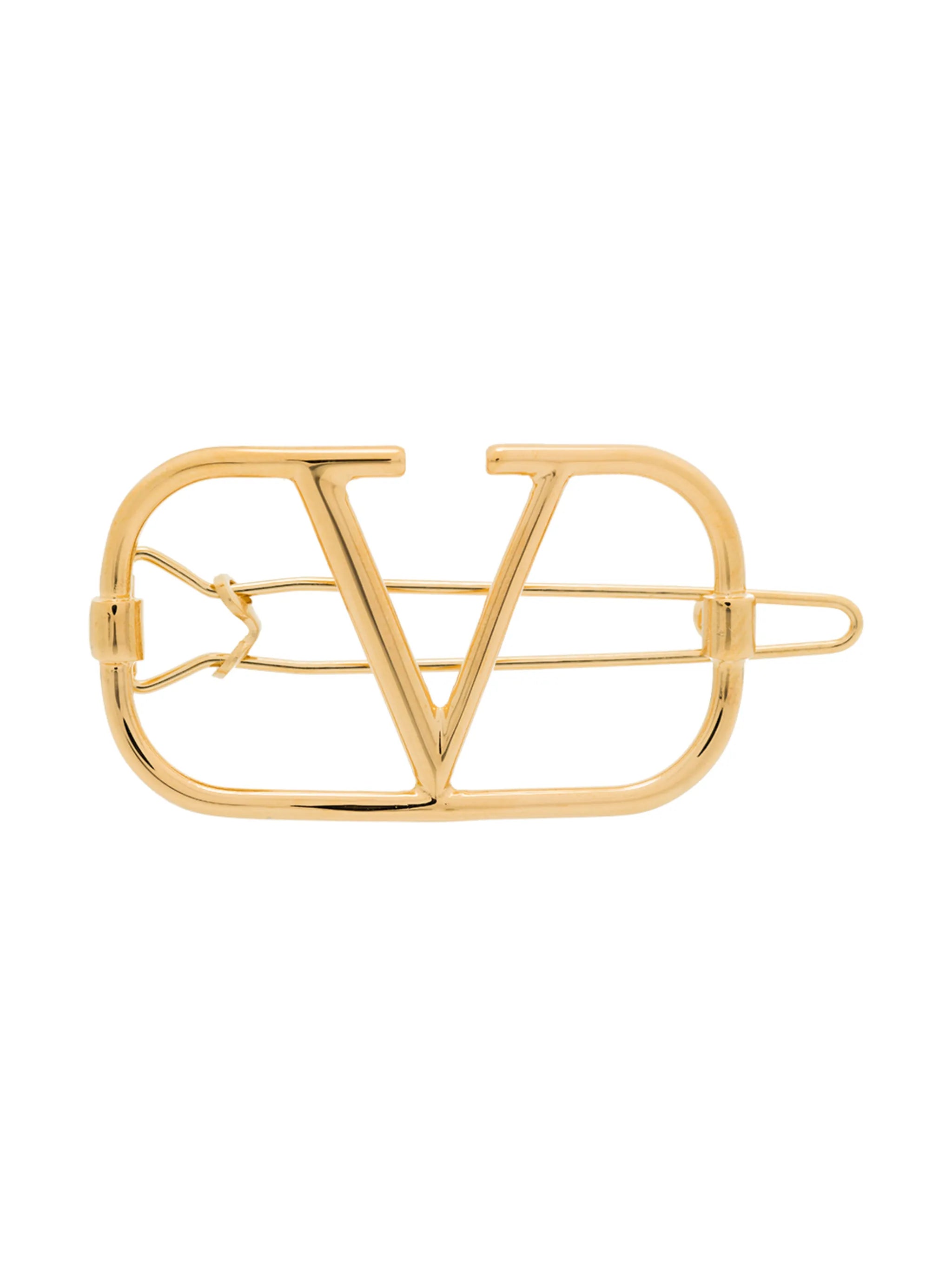 VLogo Signature hair clip