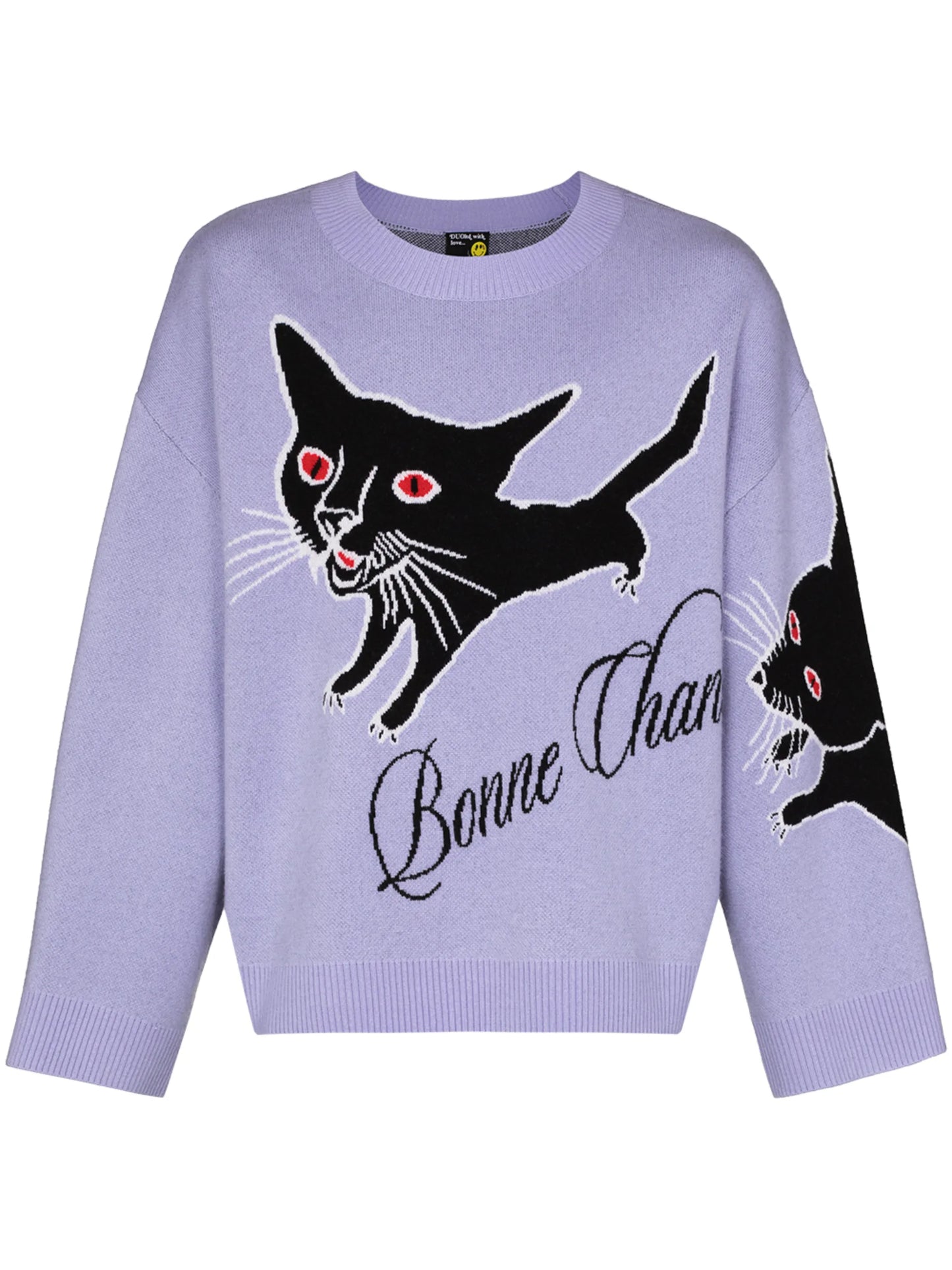 Bonne Chance intarsia jumper