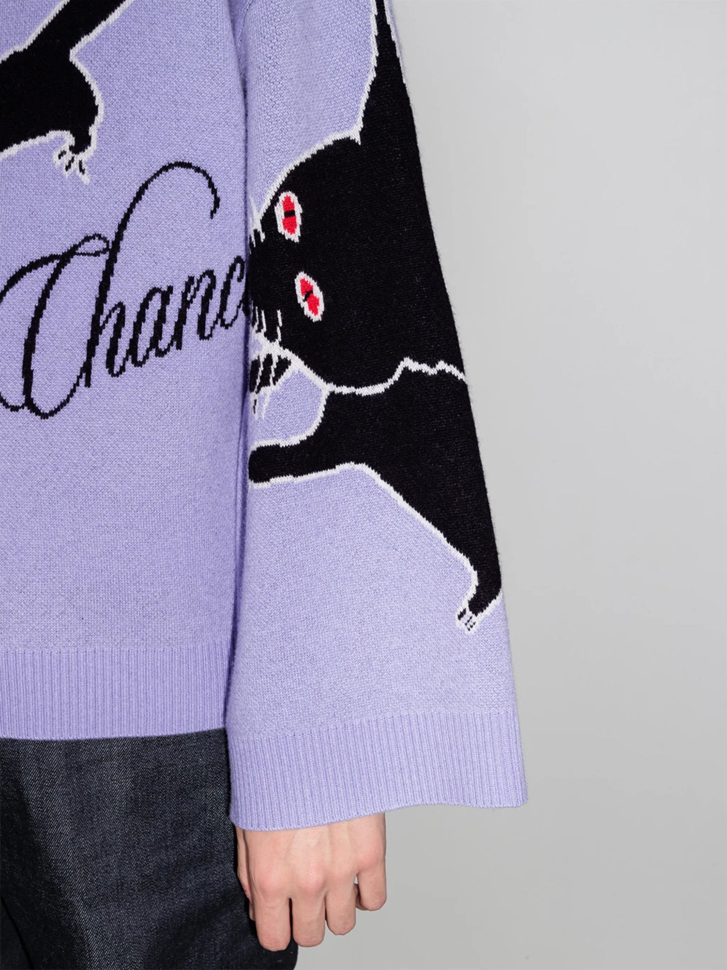 Bonne Chance intarsia jumper