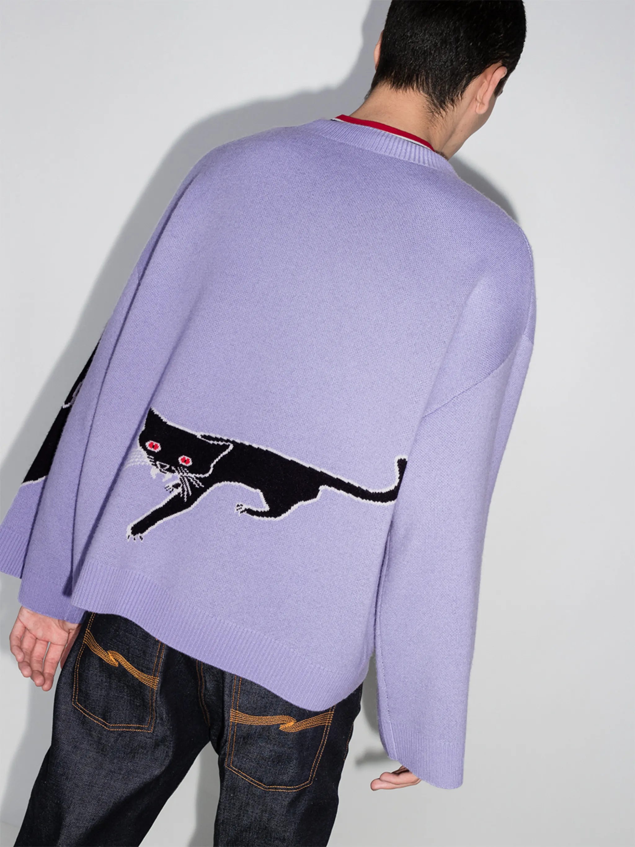 Bonne Chance intarsia jumper