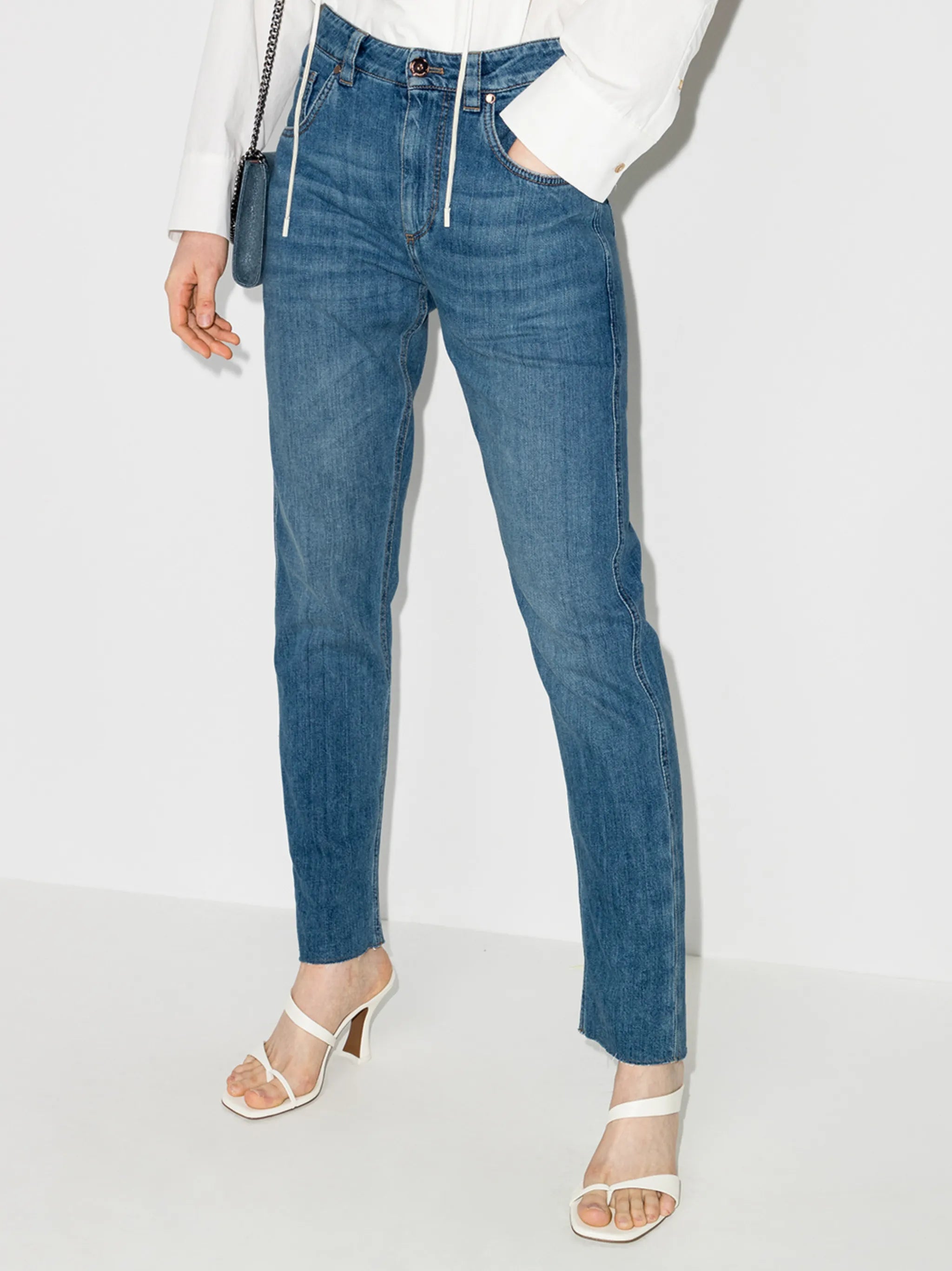 washed denim jeans