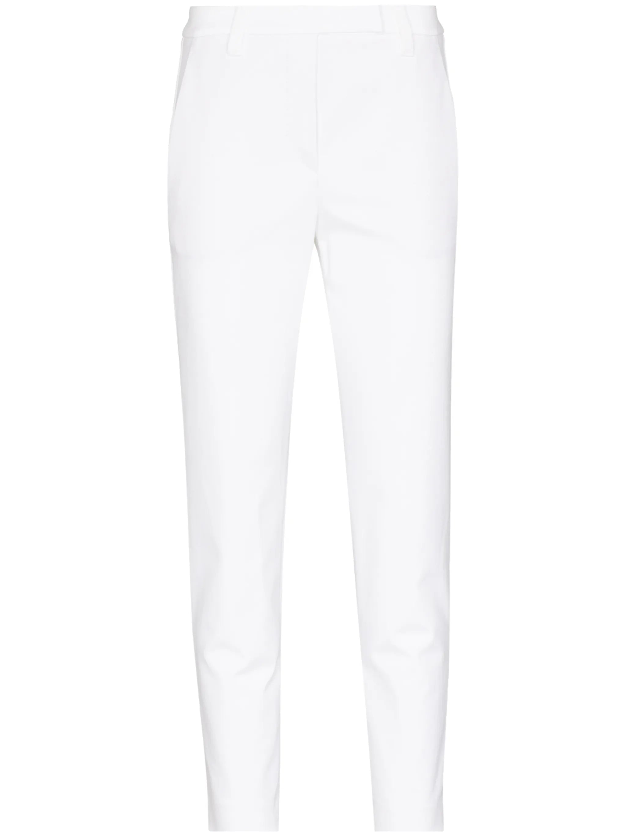 concealed fastening cropped trousers