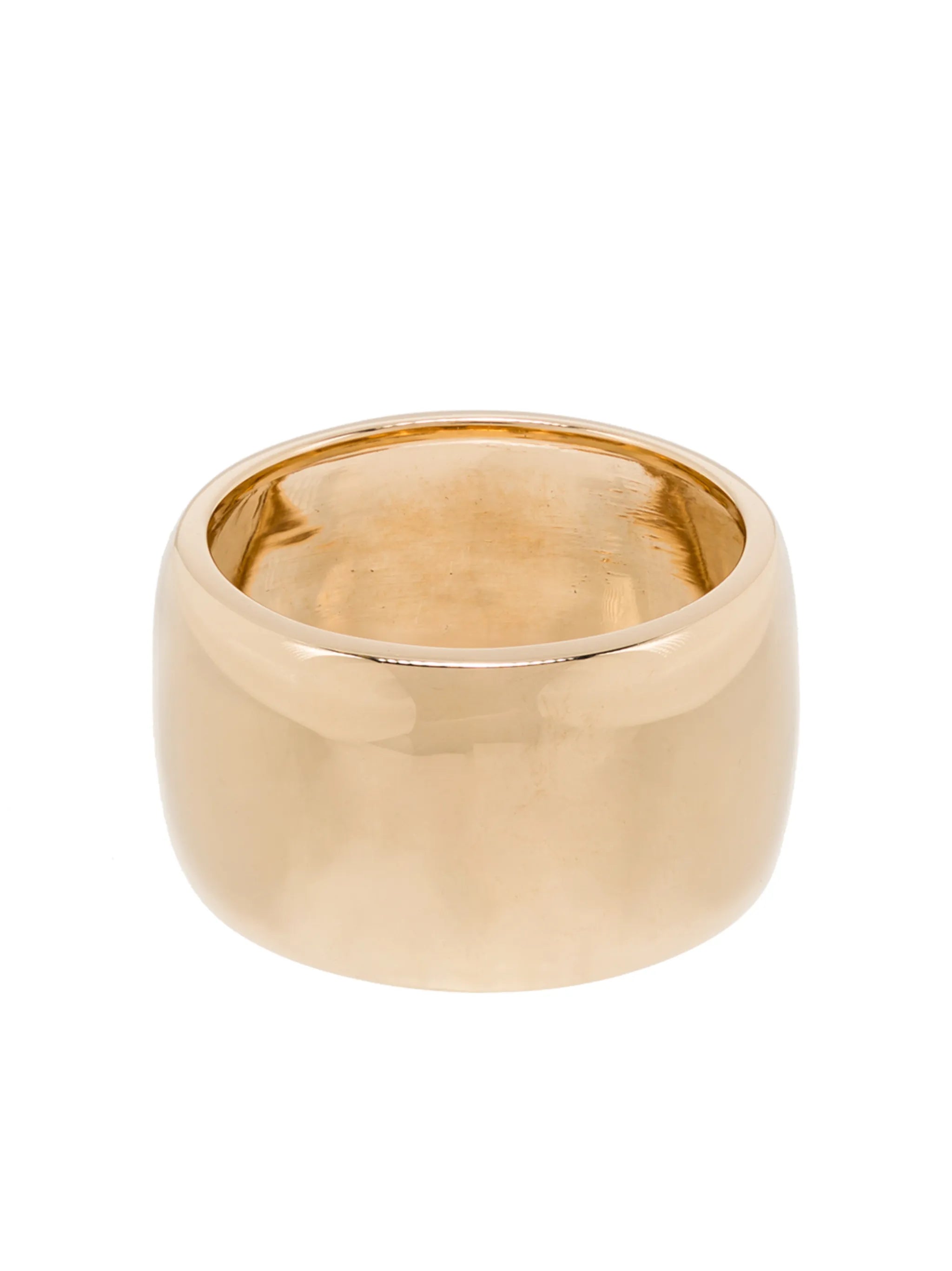 14kt yellow gold chunky band ring