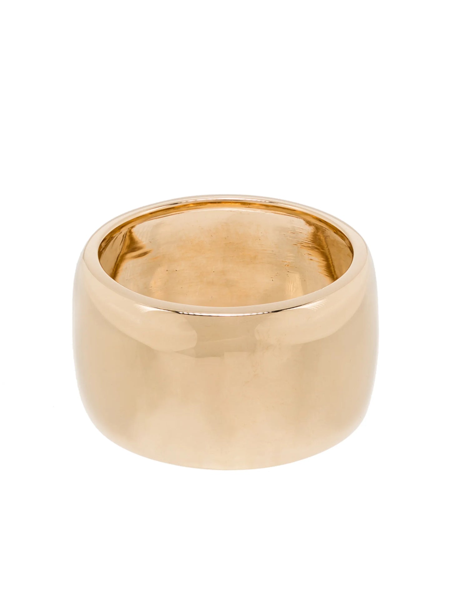 14kt yellow gold chunky band ring