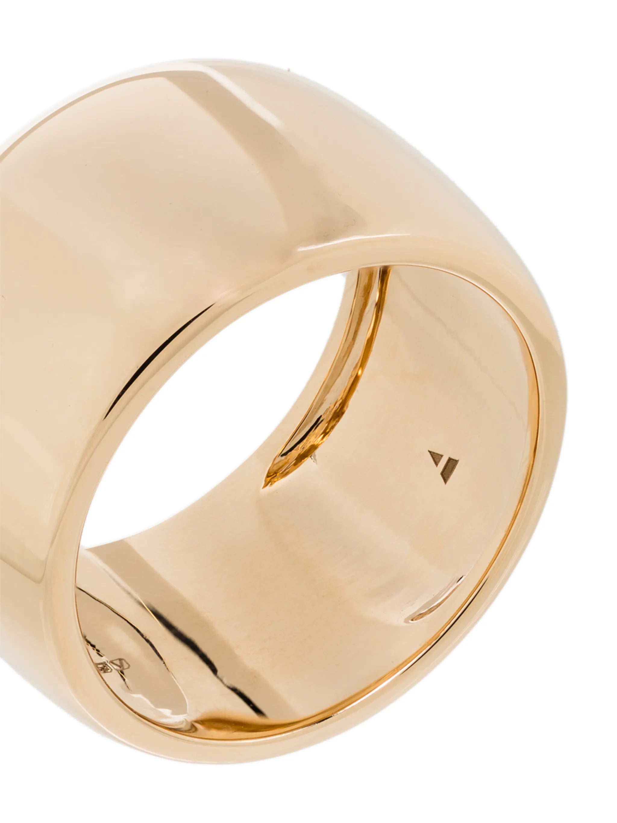 14kt yellow gold chunky band ring