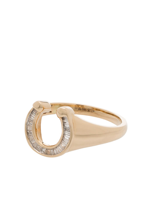 14kt yellow gold diamond stackable ring
