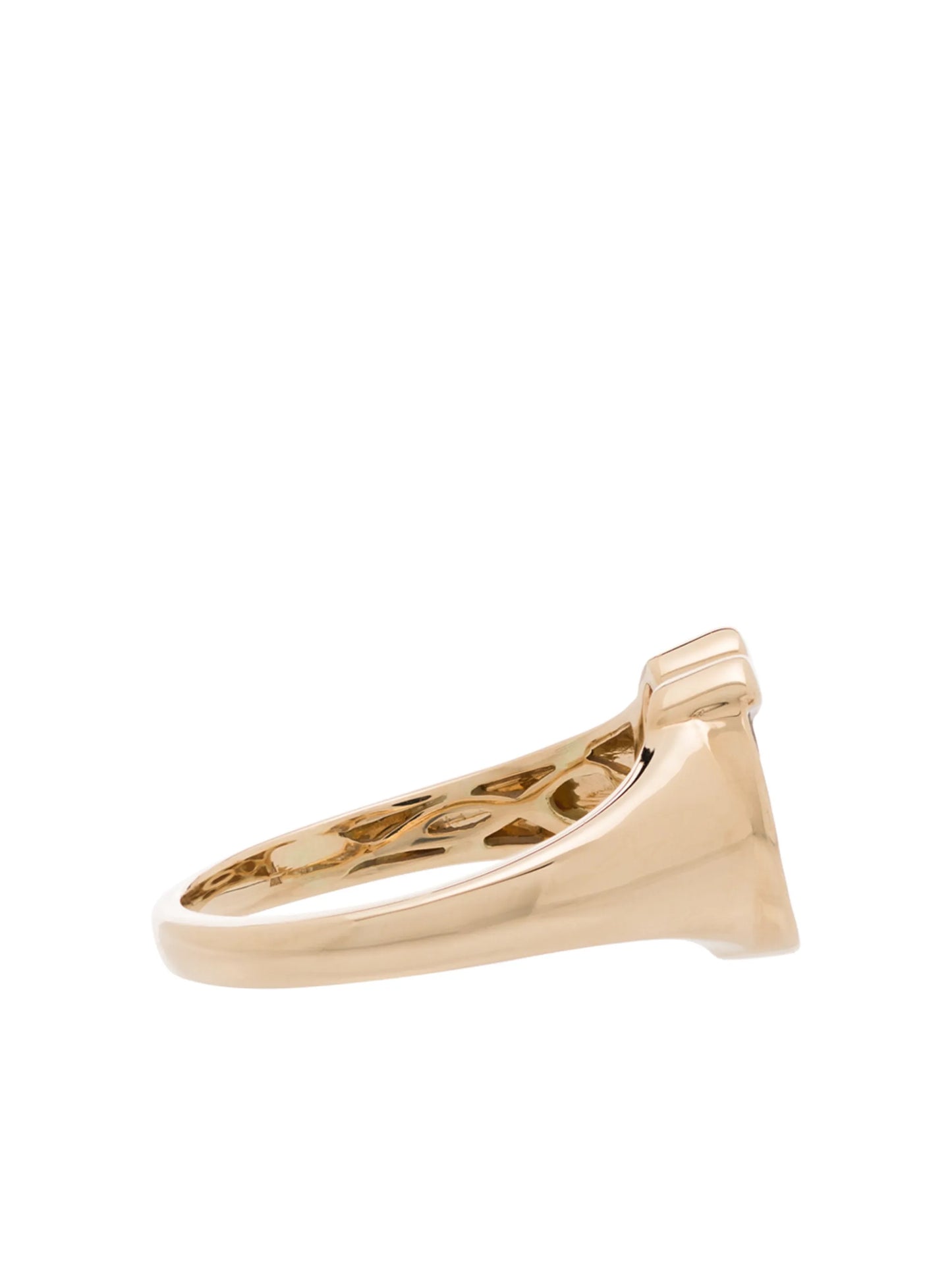 14kt yellow gold diamond stackable ring