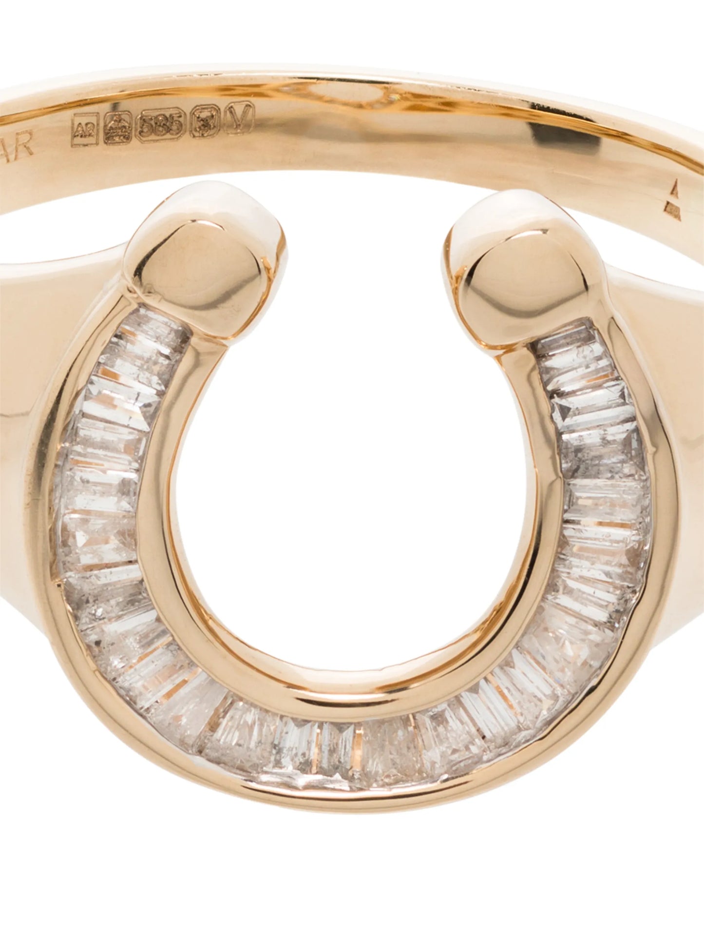 14kt yellow gold diamond stackable ring
