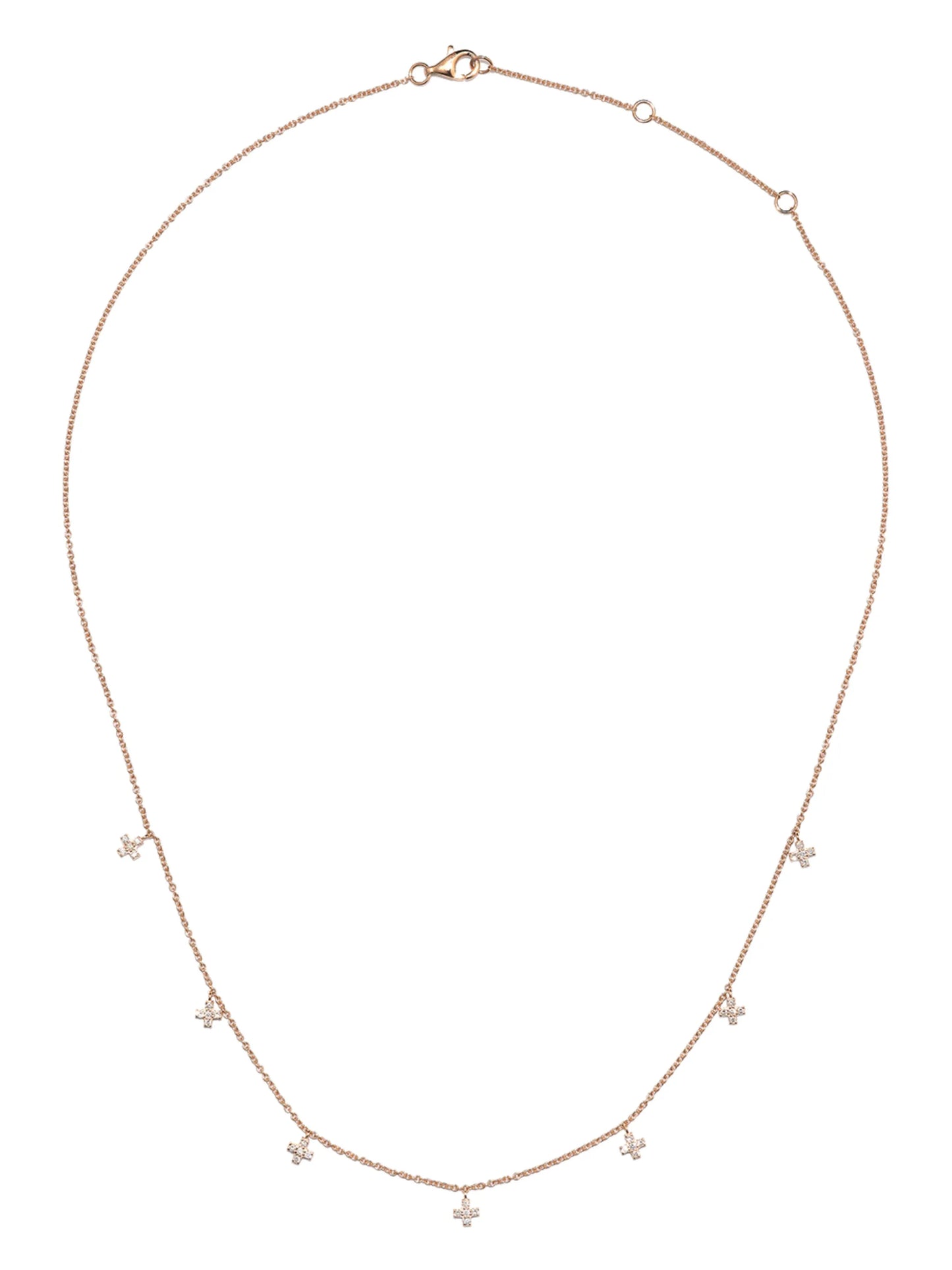 Tiny Crosses charm necklace