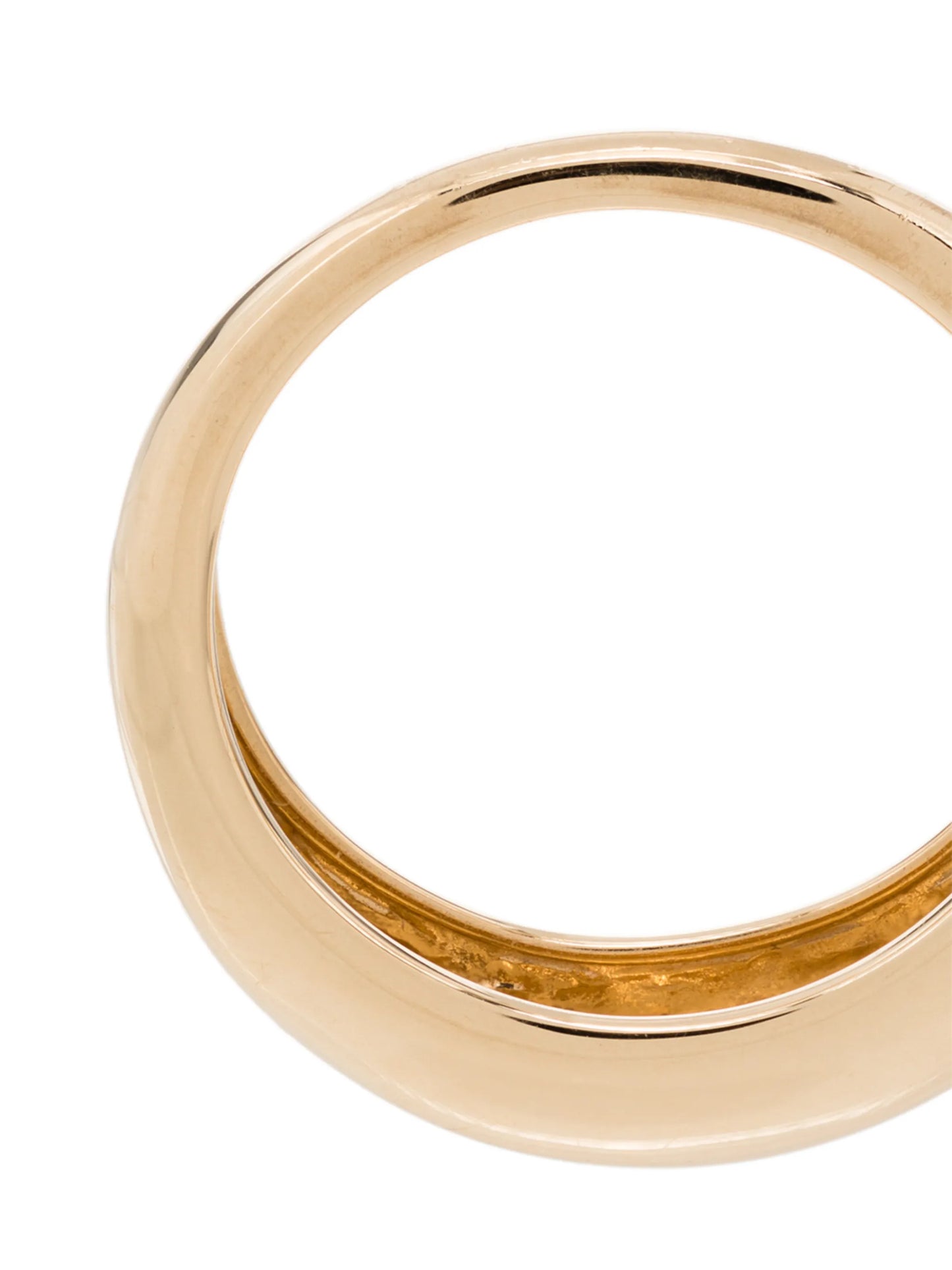 14kt yellow gold polished stackable ring