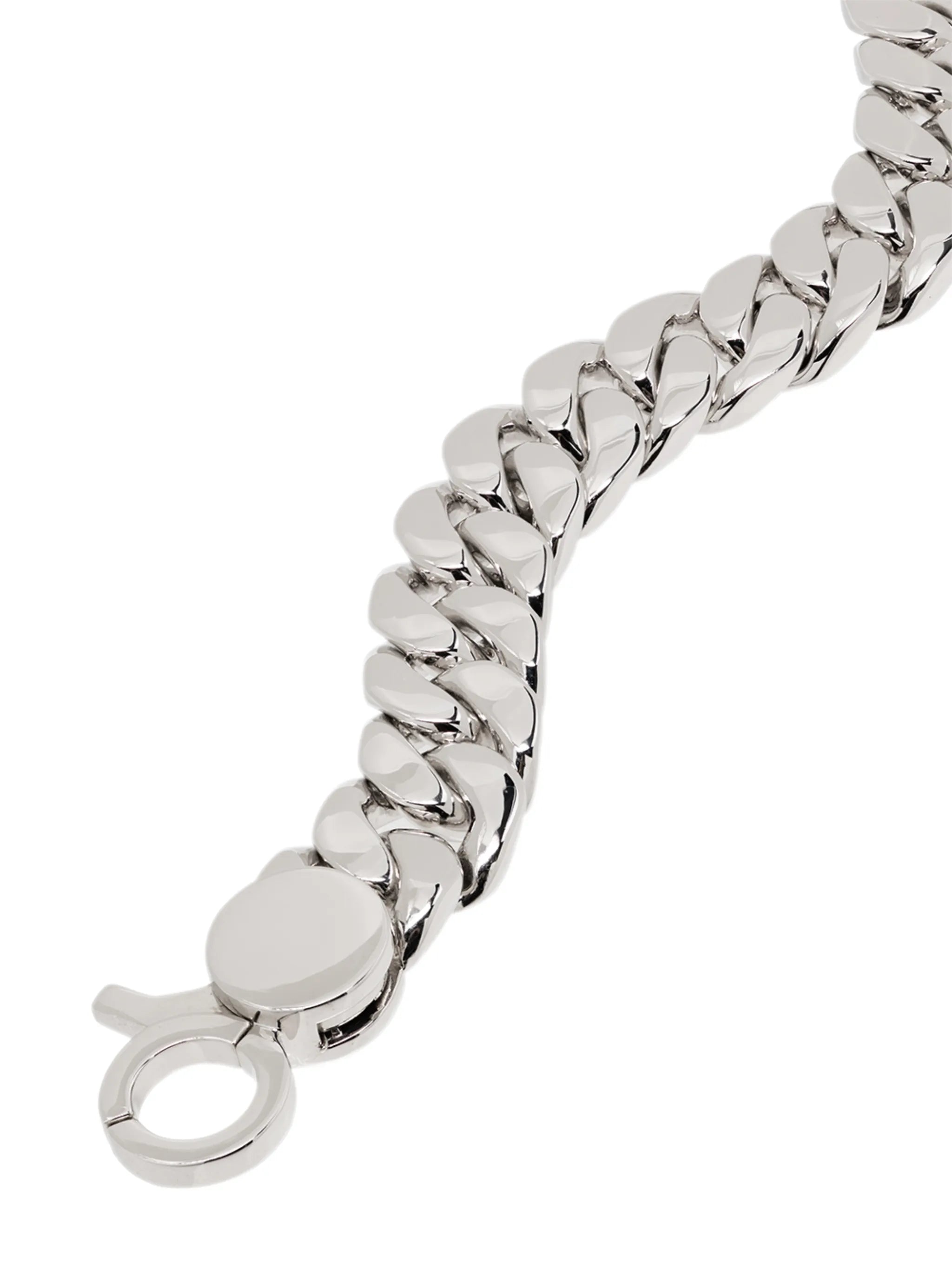 Slim chunky curb link bracelet