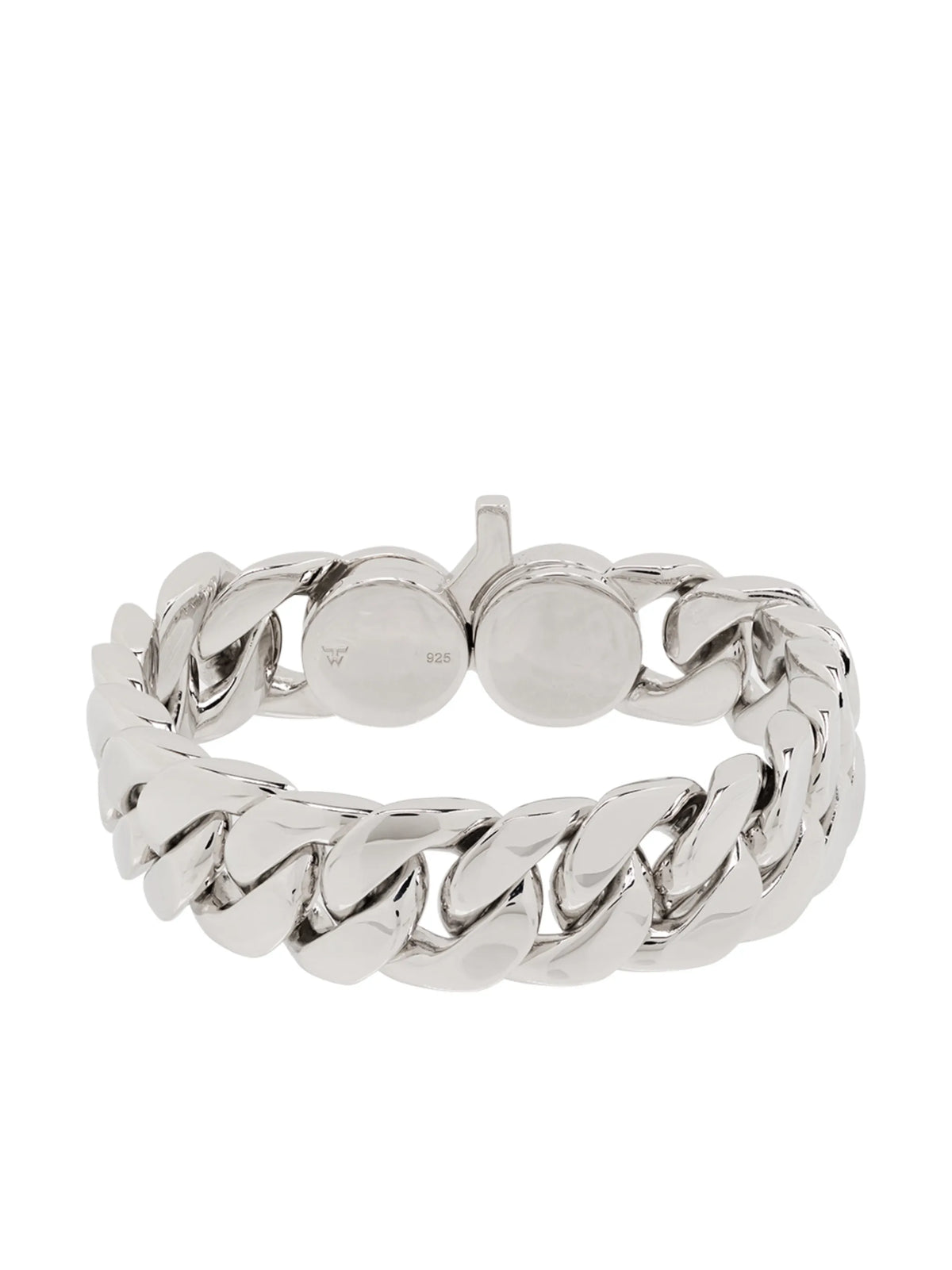 Slim chunky curb link bracelet