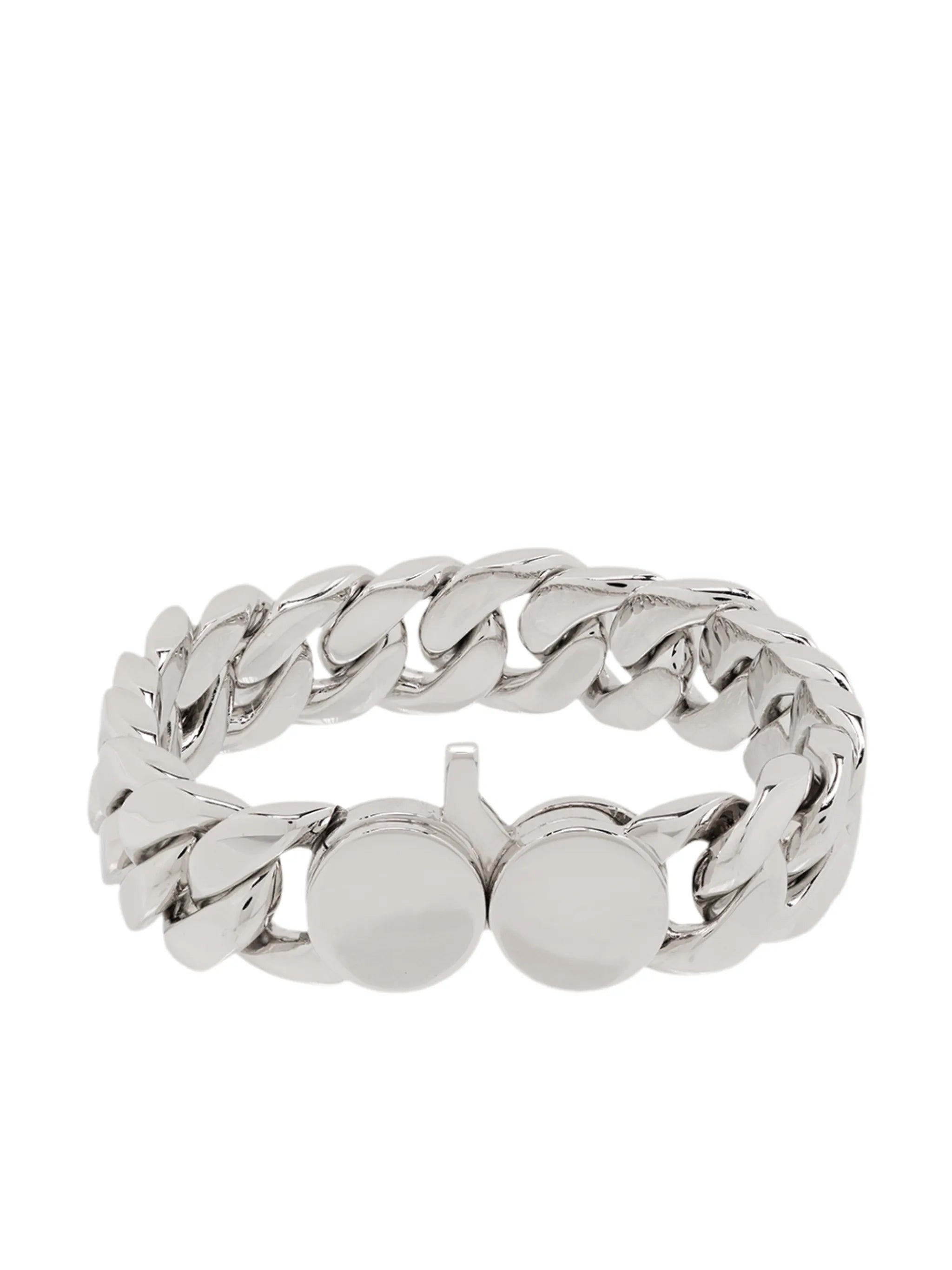 Slim chunky curb link bracelet