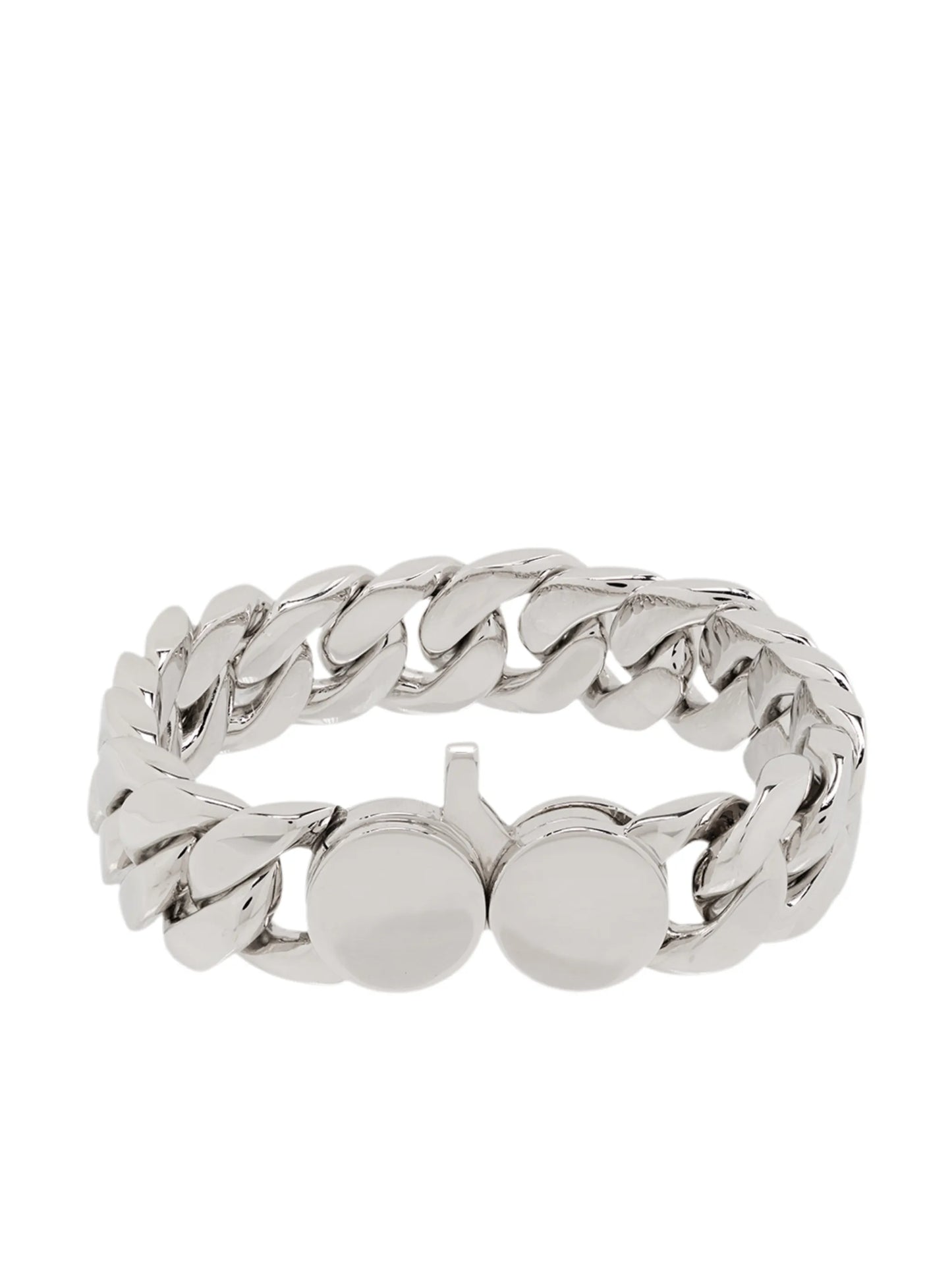 Slim chunky curb link bracelet