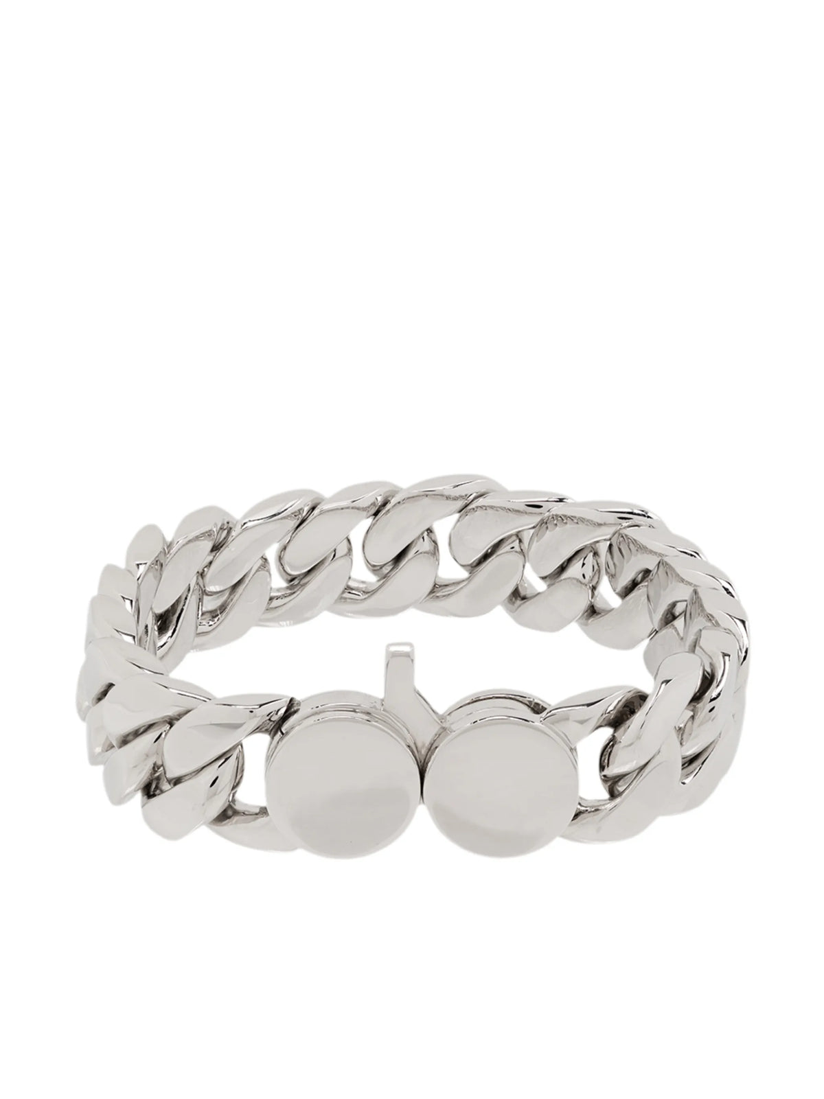 Slim chunky curb link bracelet