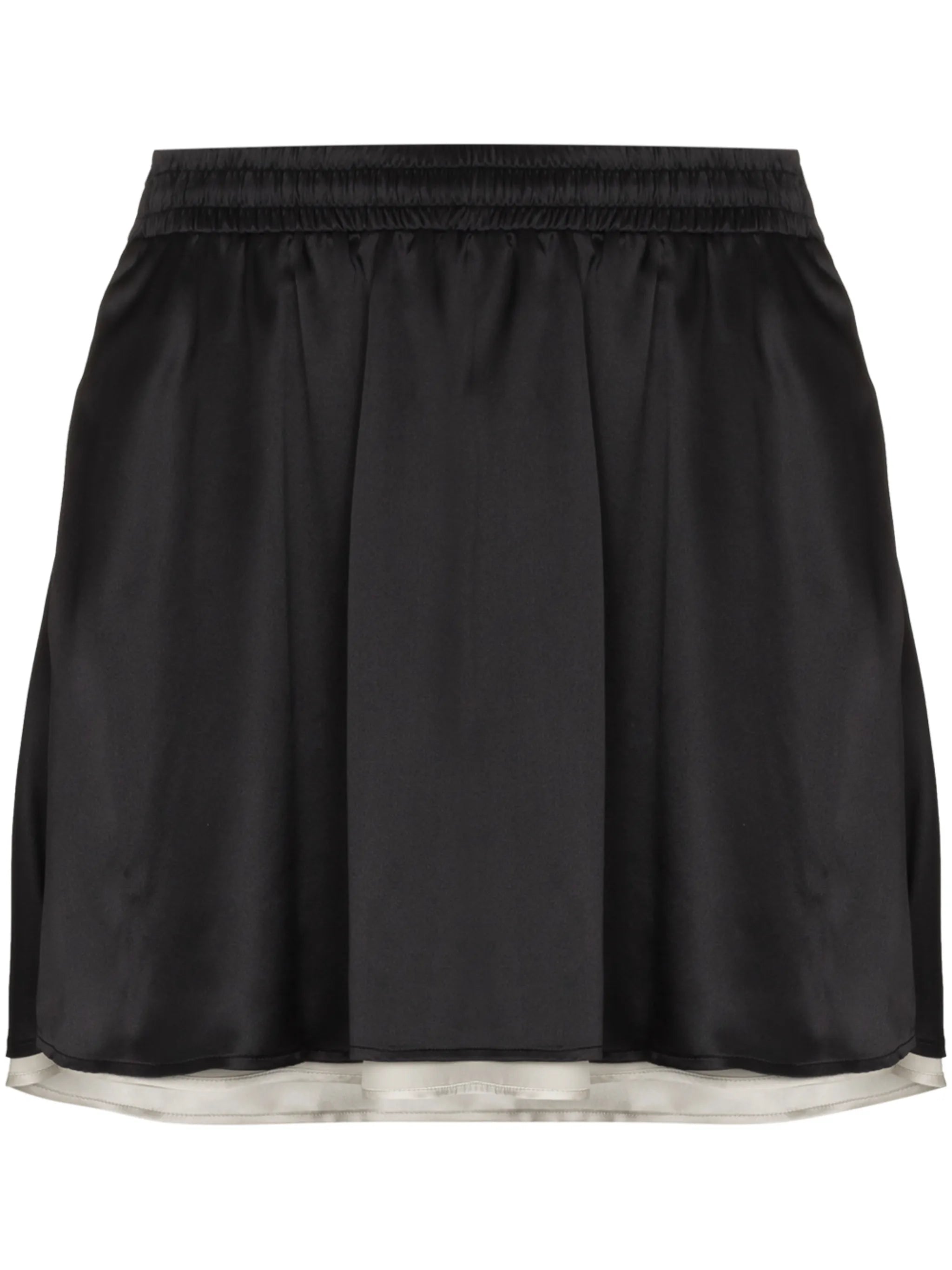 reversible side-stripe miniskirt