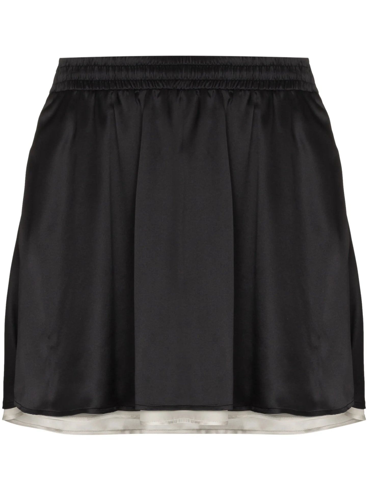 reversible side-stripe miniskirt