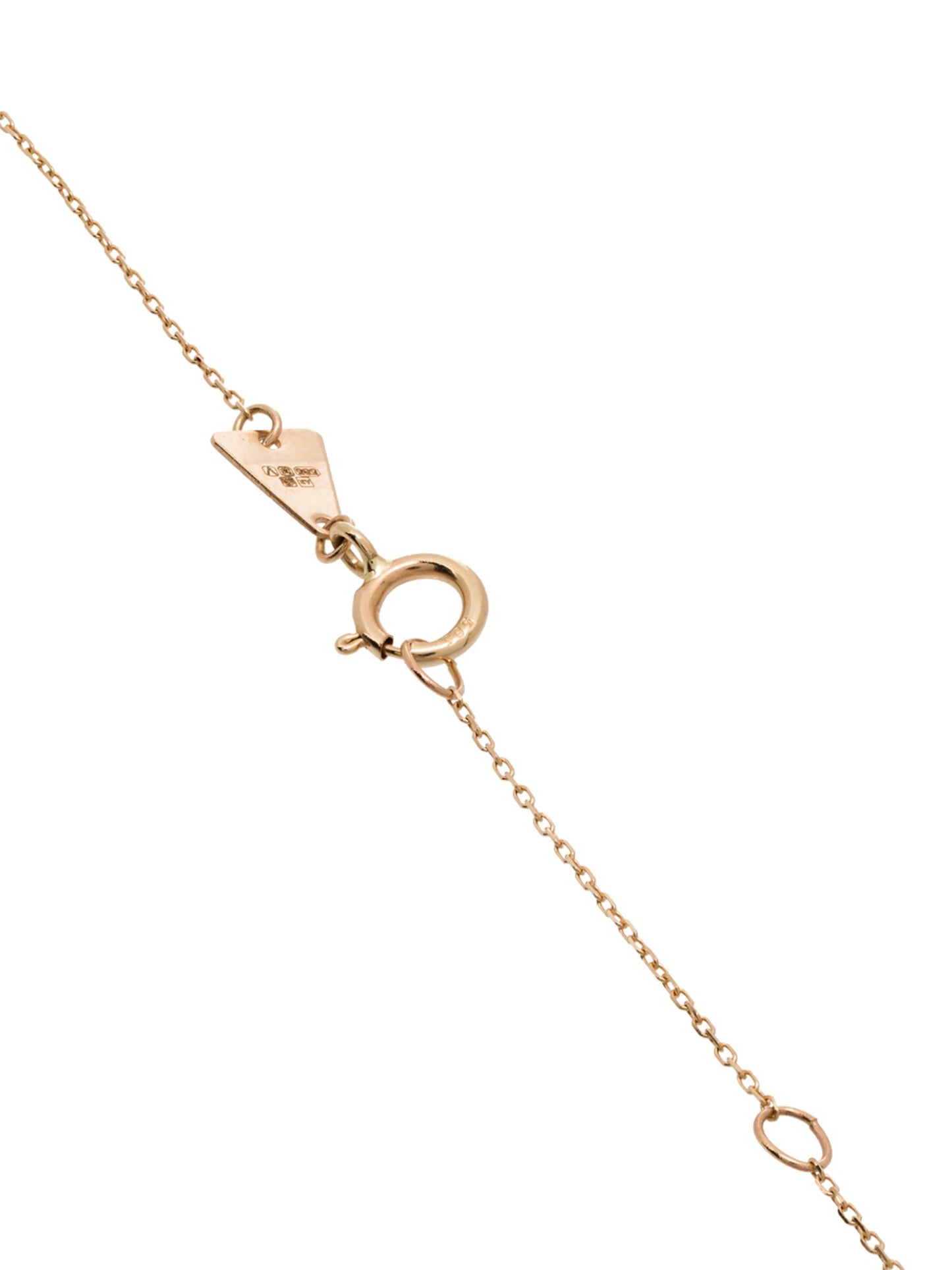 14kt yellow gold diamond pendant necklace