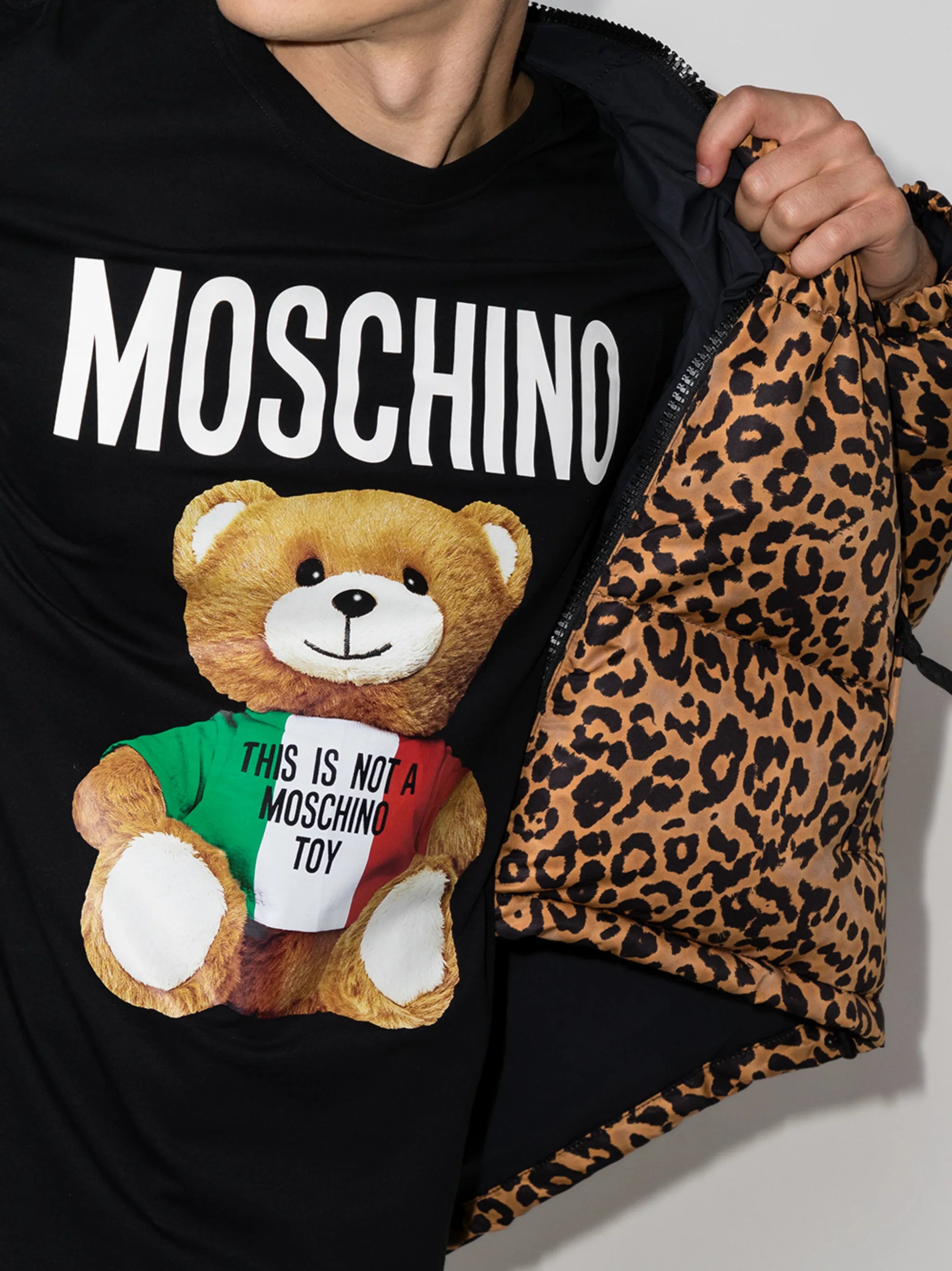 Italian Teddy Bear crew-neck T-shirt